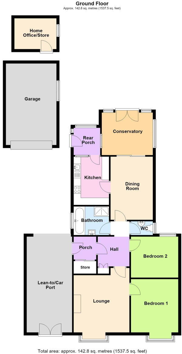 Gravel Lane, Banks, PR9 8BN floorplan