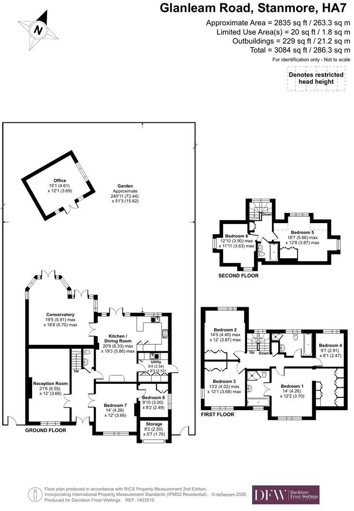 Glanleam Road, Stanmore, HA7 floorplan