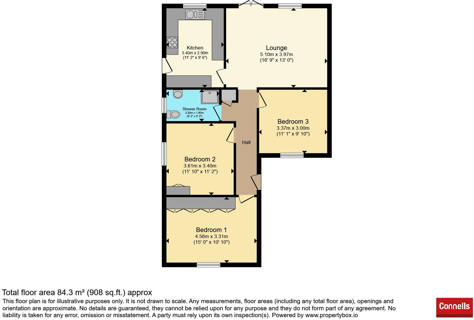Jacqueline Gardens, Billericay floorplan