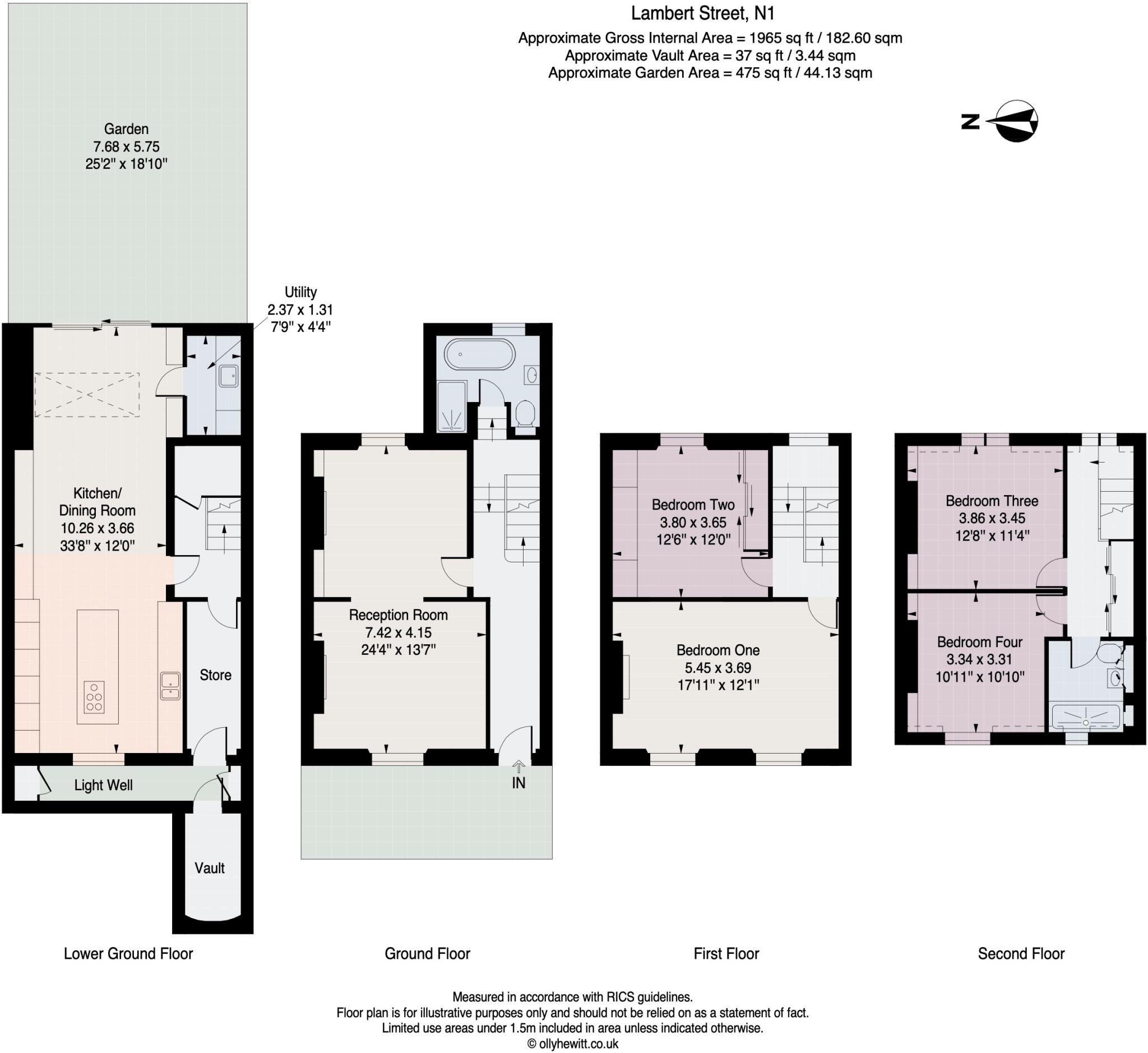 Lambert Street, Islington, London, N1 floorplan