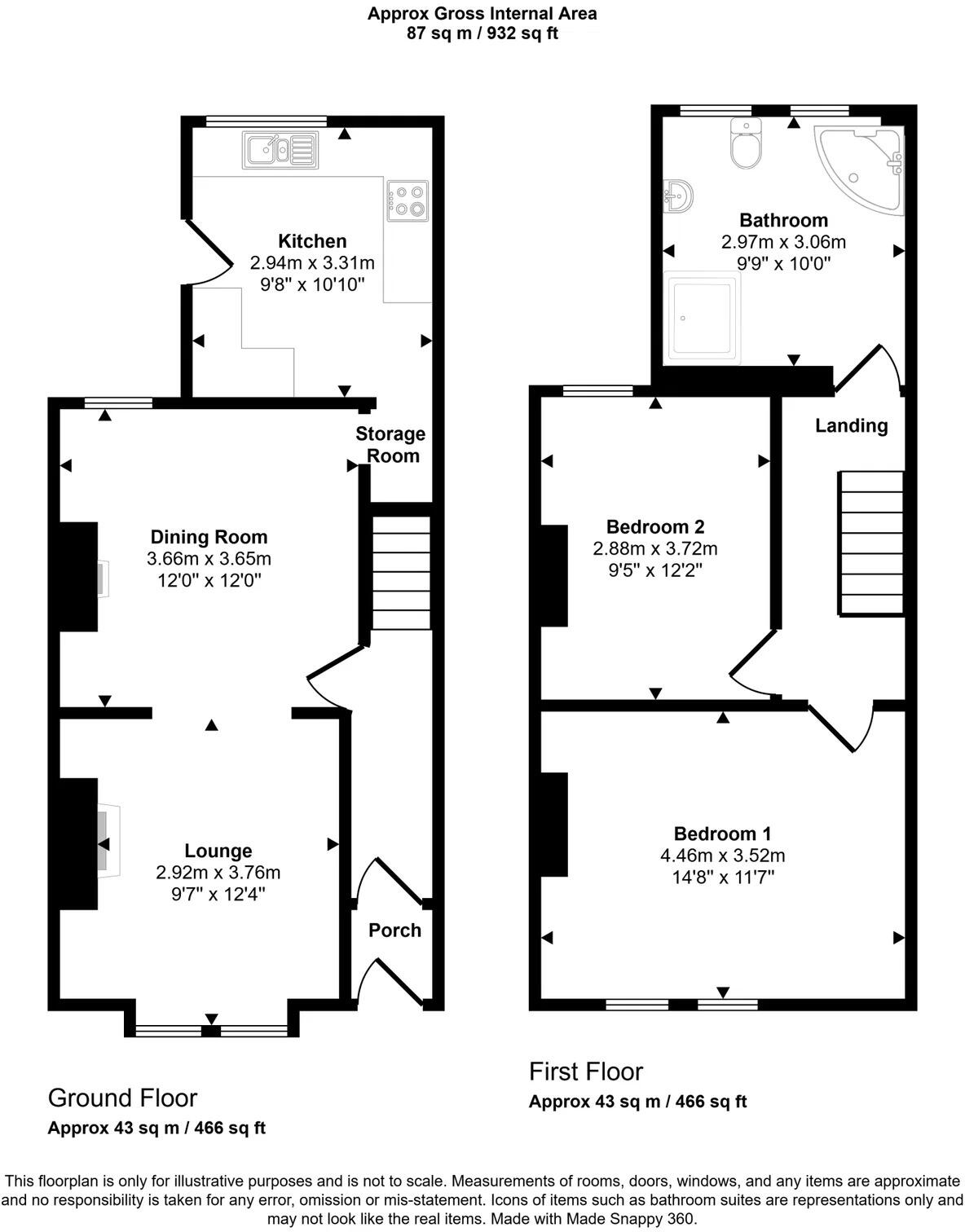 Ernest Street, Rhyl floorplan