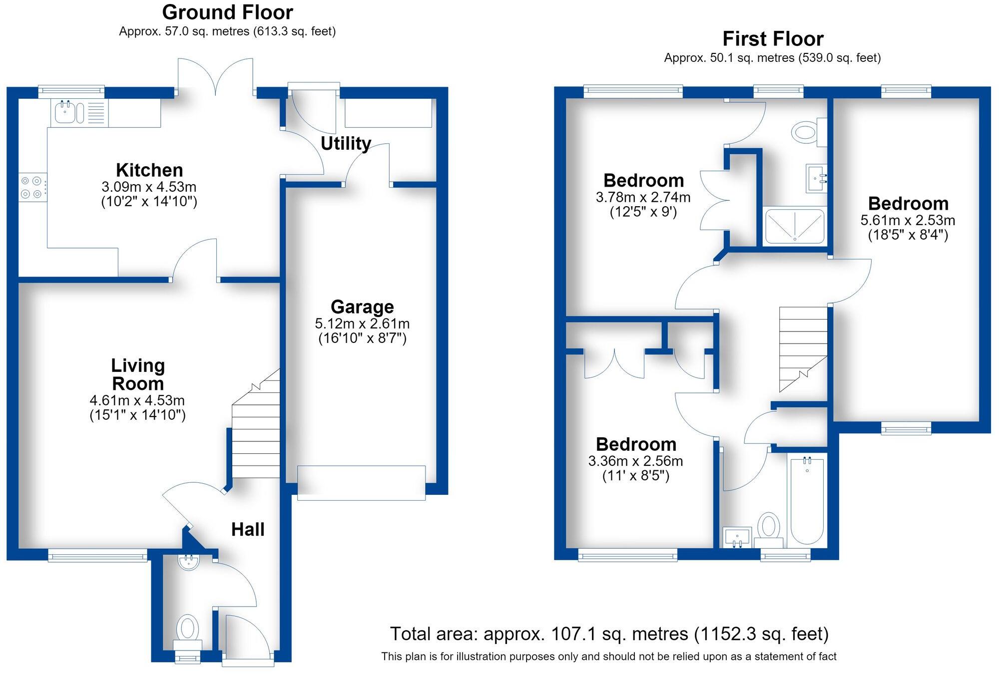 Faulconbridge Way, Heathcote, Warwick, CV34 floorplan