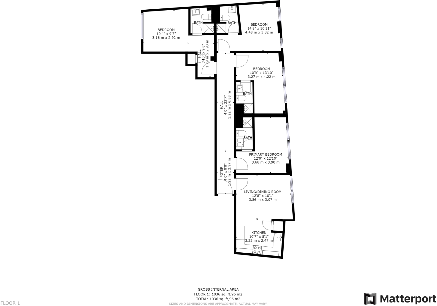 D2 Catherine House, 12 Woolpack Lane floorplan