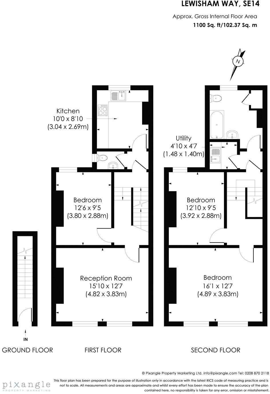 Lewisham Way, London, SE14 floorplan
