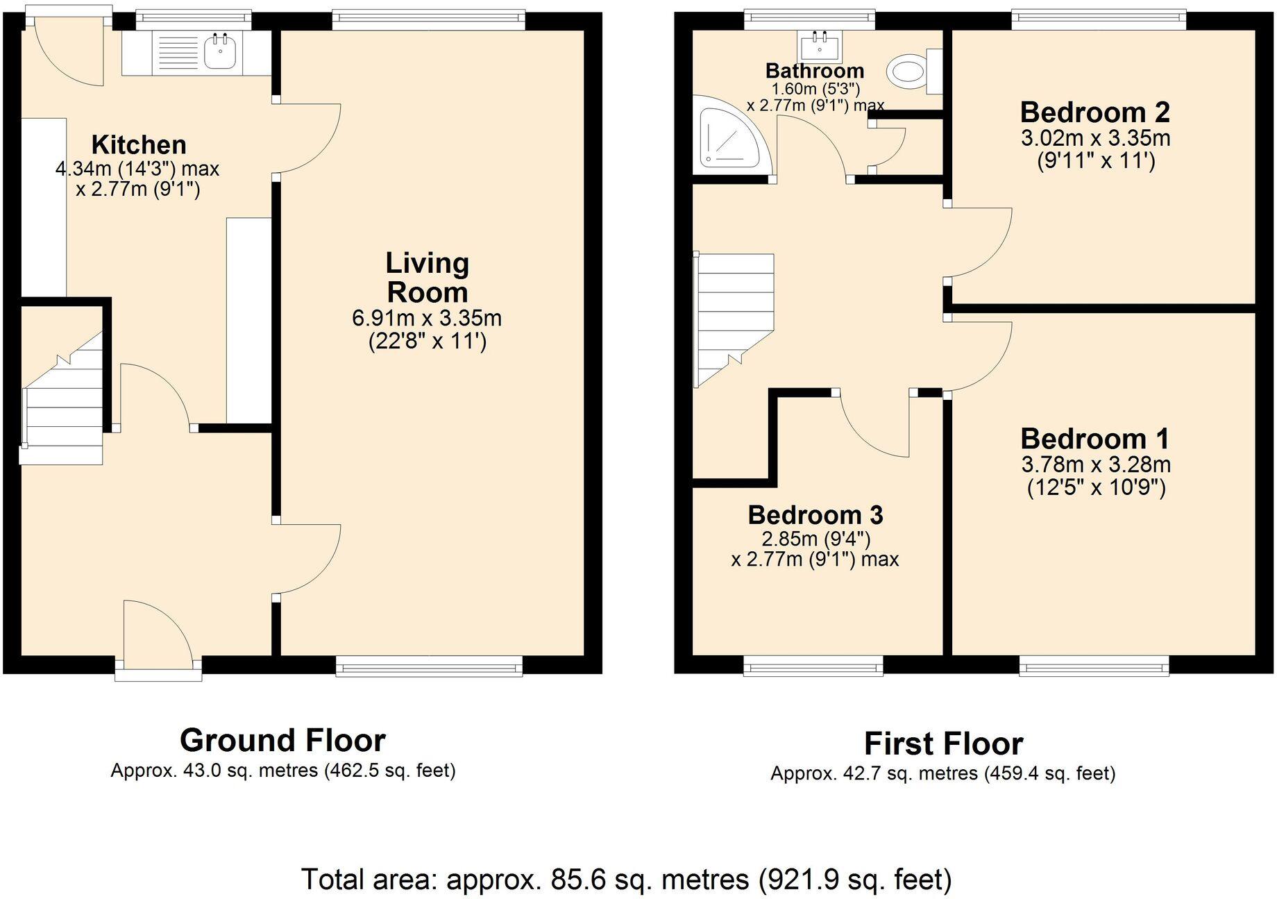 Marlowe Avenue, Accrington, BB5 floorplan