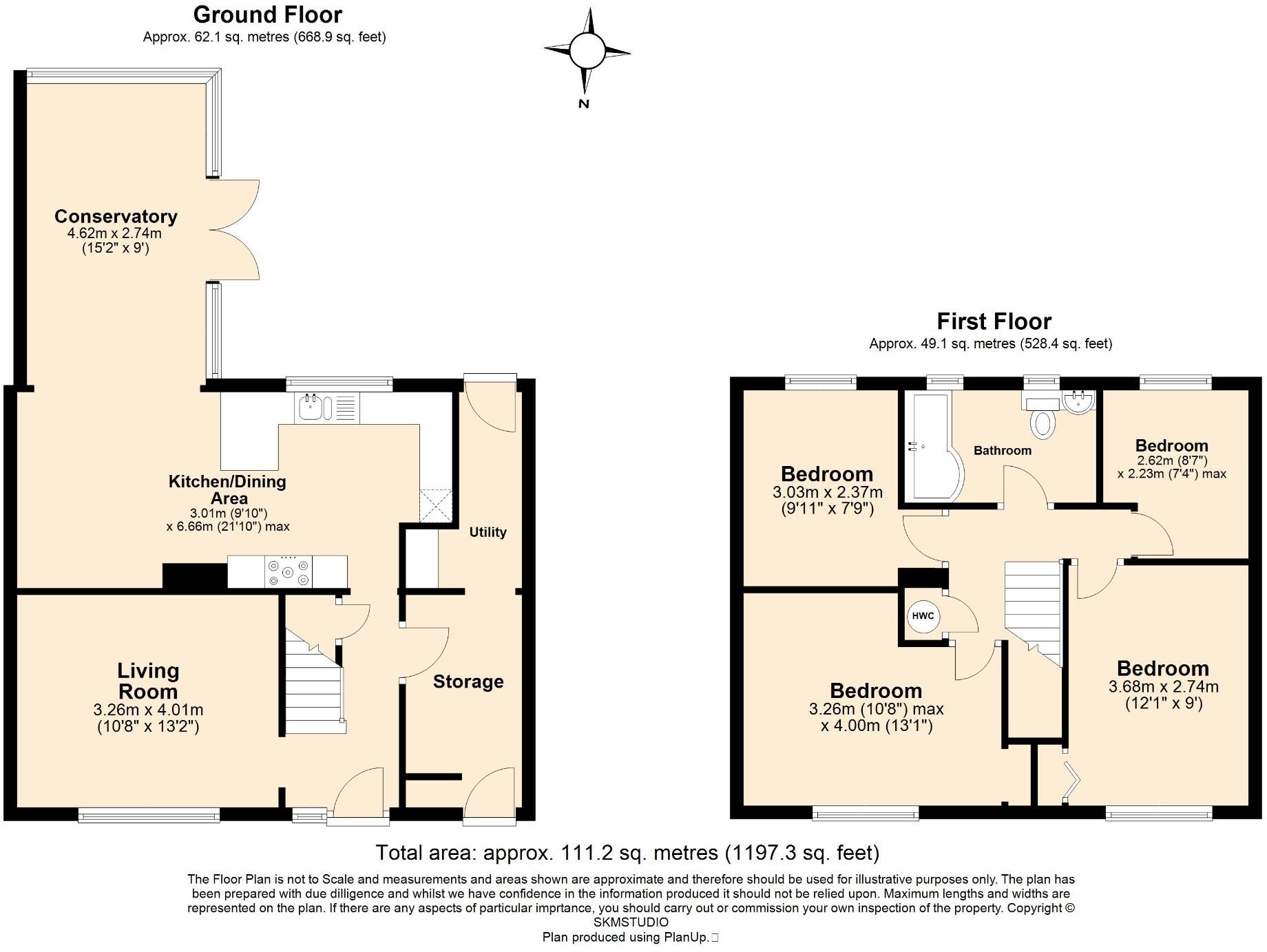 Commons Lane, Adeyfield, Hemel Hempstead, Hertfordshire, HP2 5EY floorplan