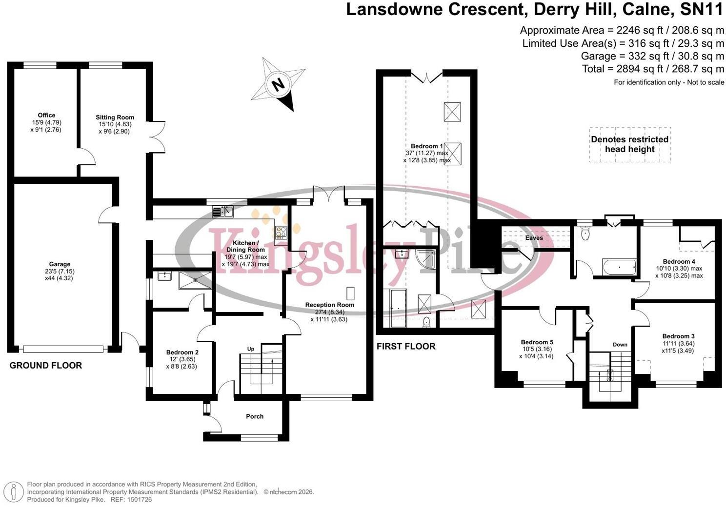 Lansdowne Crescent, Derry Hill, Calne floorplan
