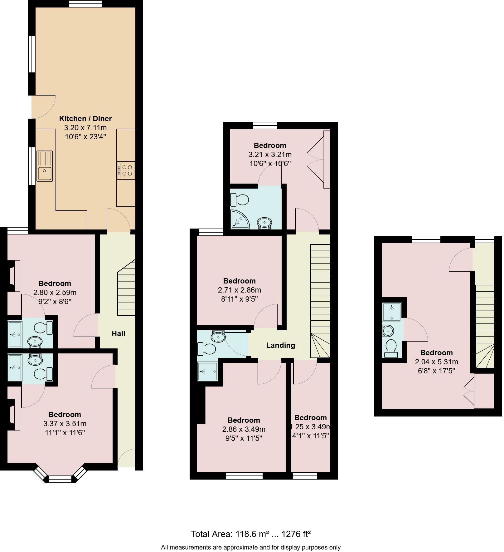 Elizabeth Way, Cambridge  floorplan