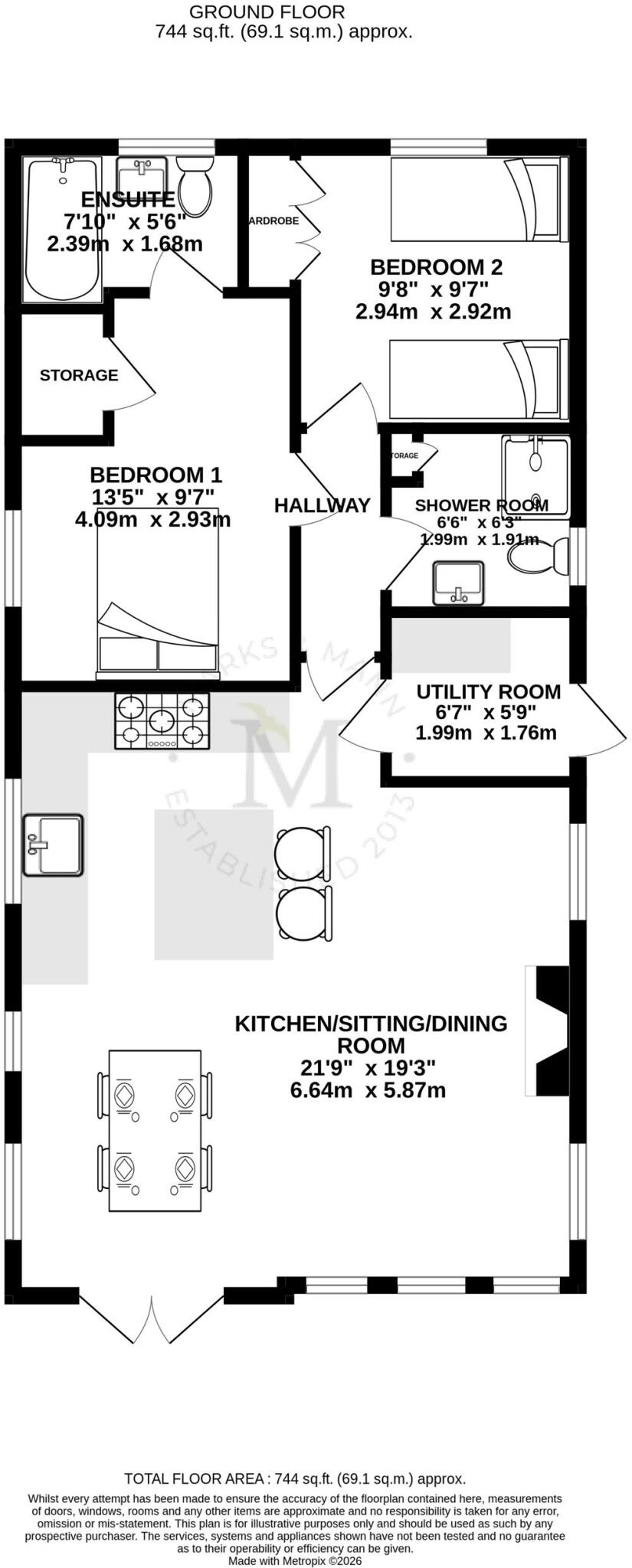 Pettaugh Road, Stonham Aspal, Stowmarket , IP14 floorplan