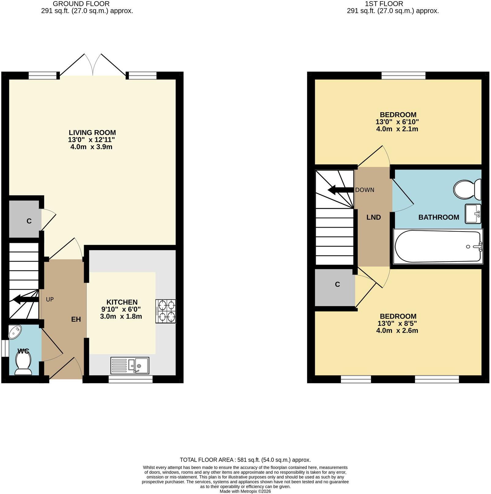 Sabrina Crescent, Kempsey, WR5 floorplan