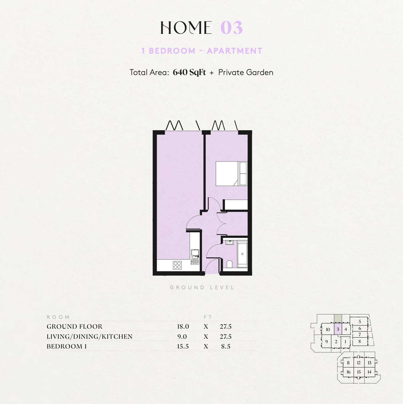 Apartments & Houses - Millfield Gardens, Brentwood floorplan