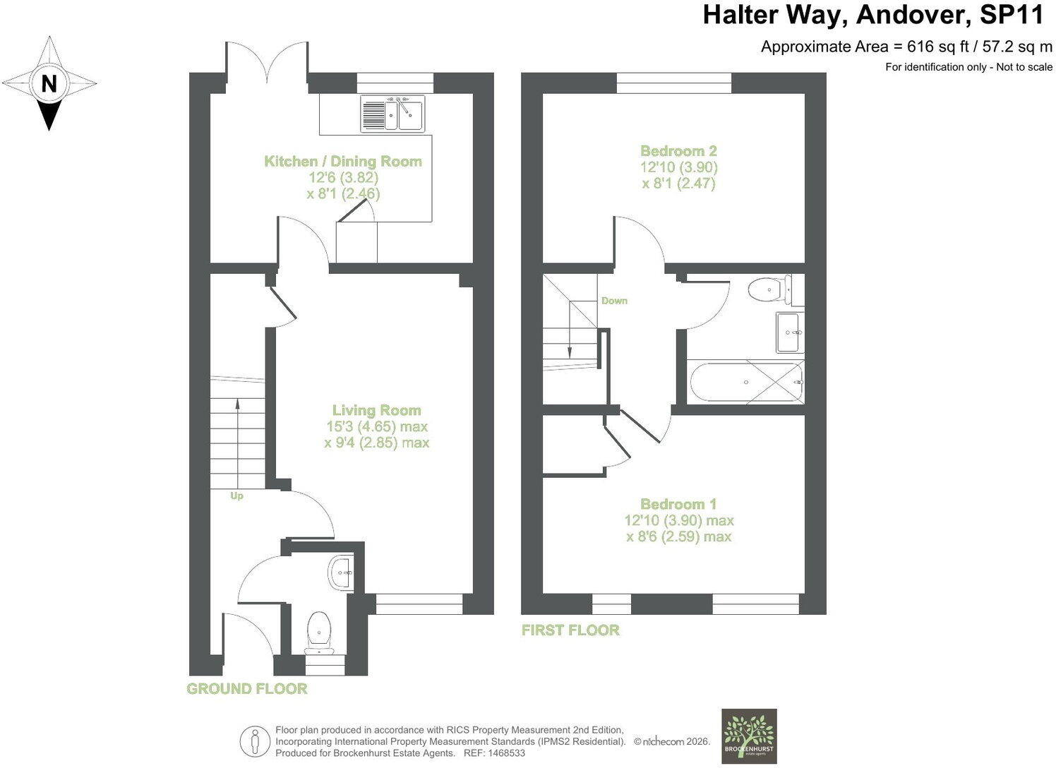 Halter Way, Andover, SP11 6BF floorplan