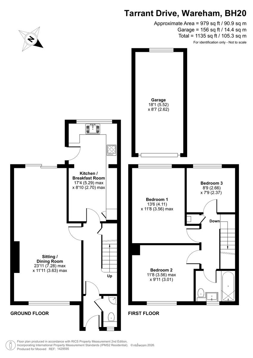 Tarrant Drive, Wareham, BH20 4 floorplan