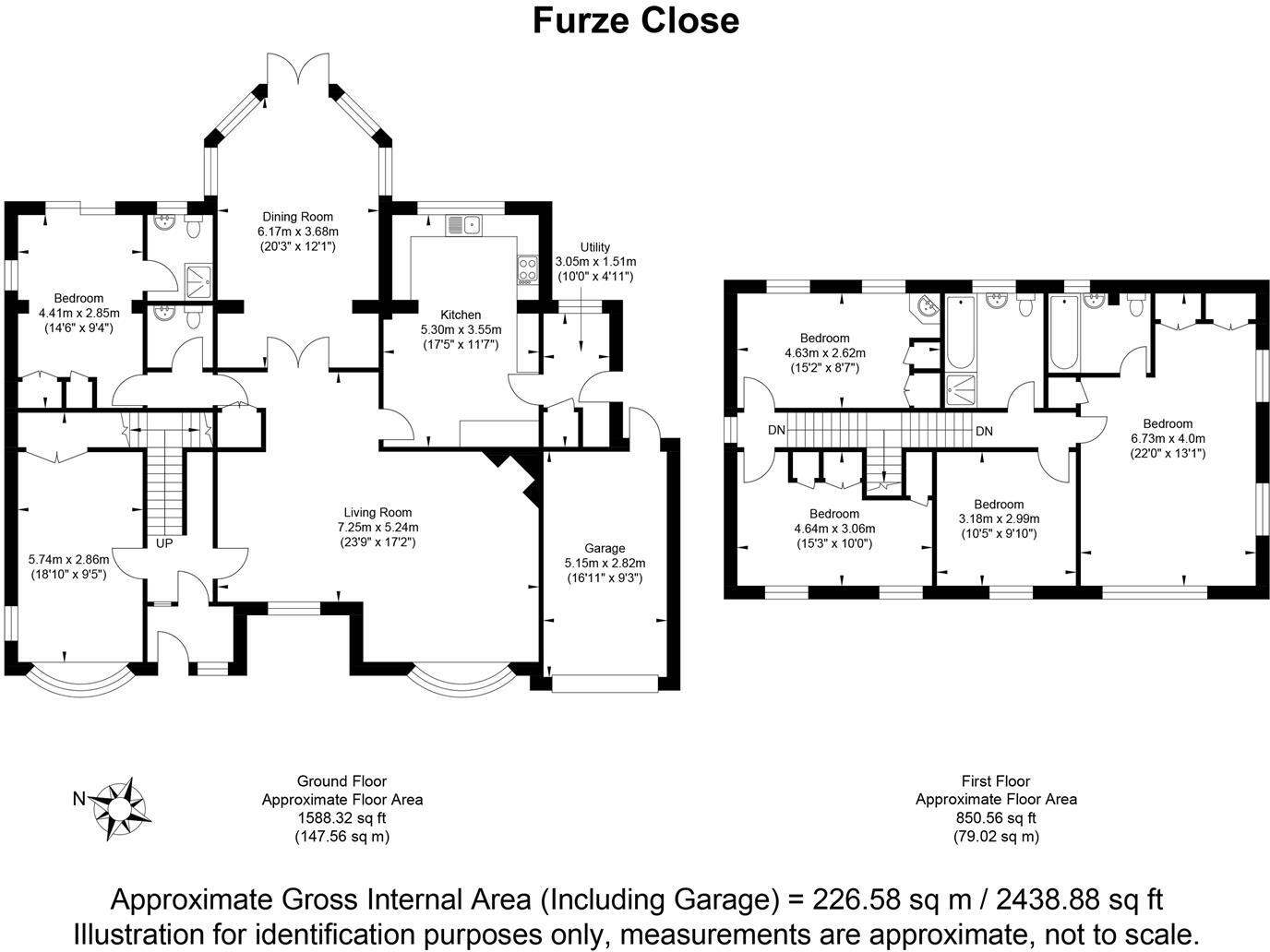 Furze Close, Worthing floorplan