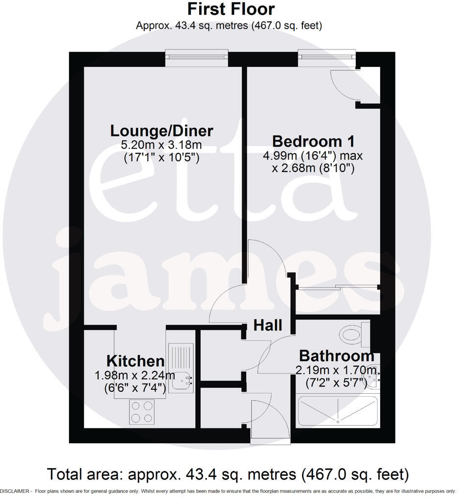 Coten End, Warwick floorplan