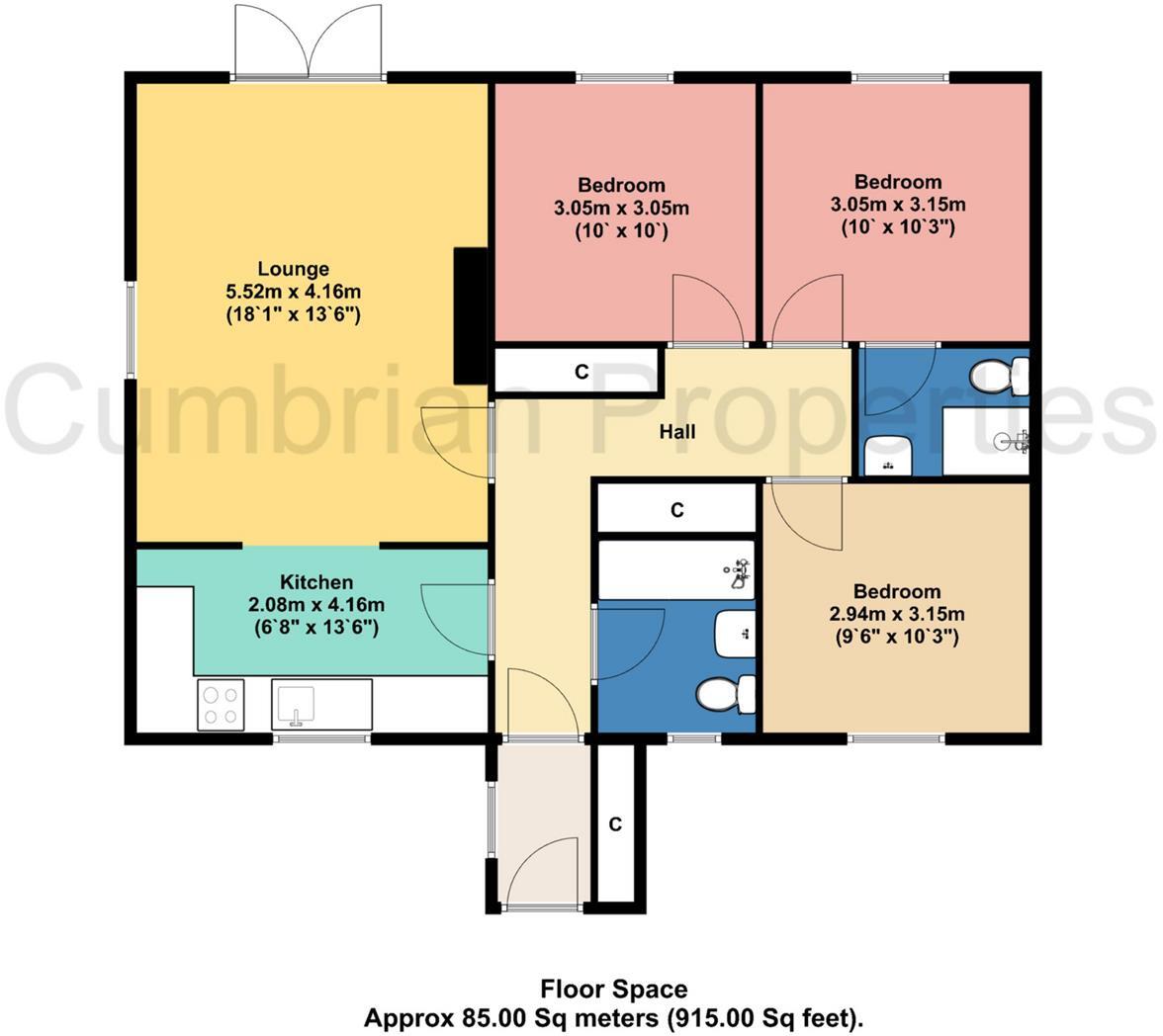 Barnside, Yanwath, Penrith floorplan