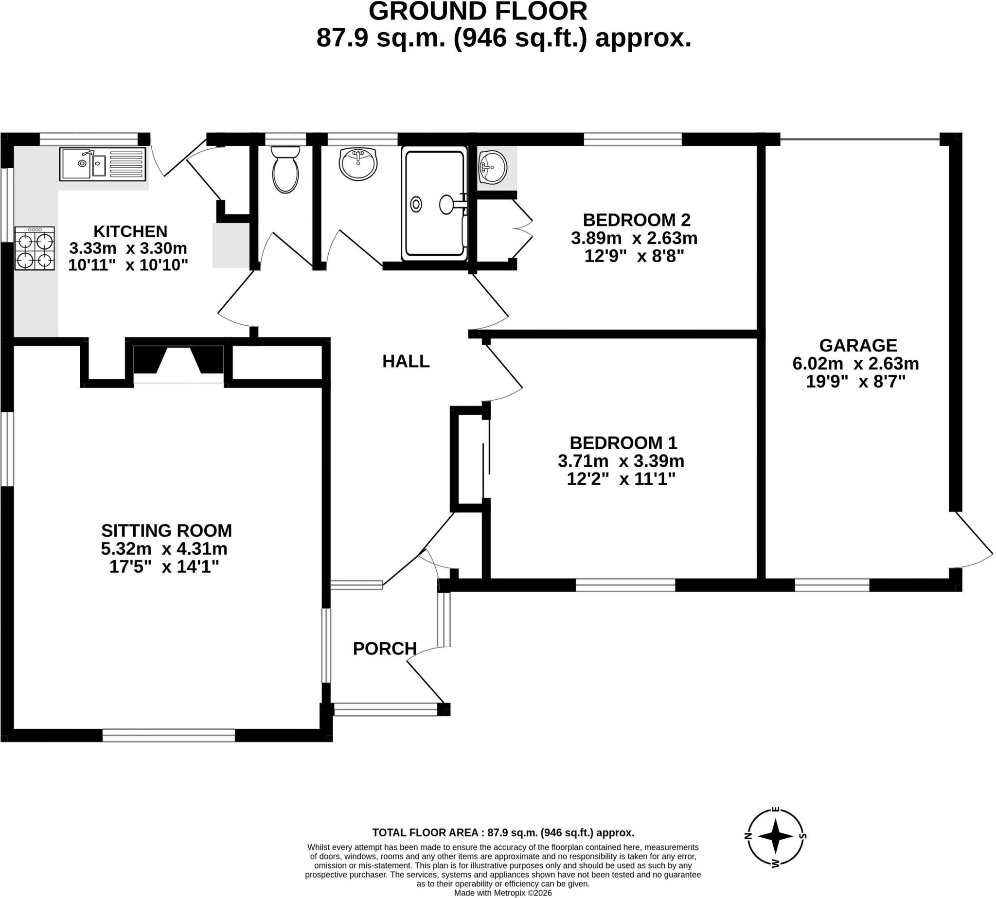Upland Close, Sturminster Newton floorplan