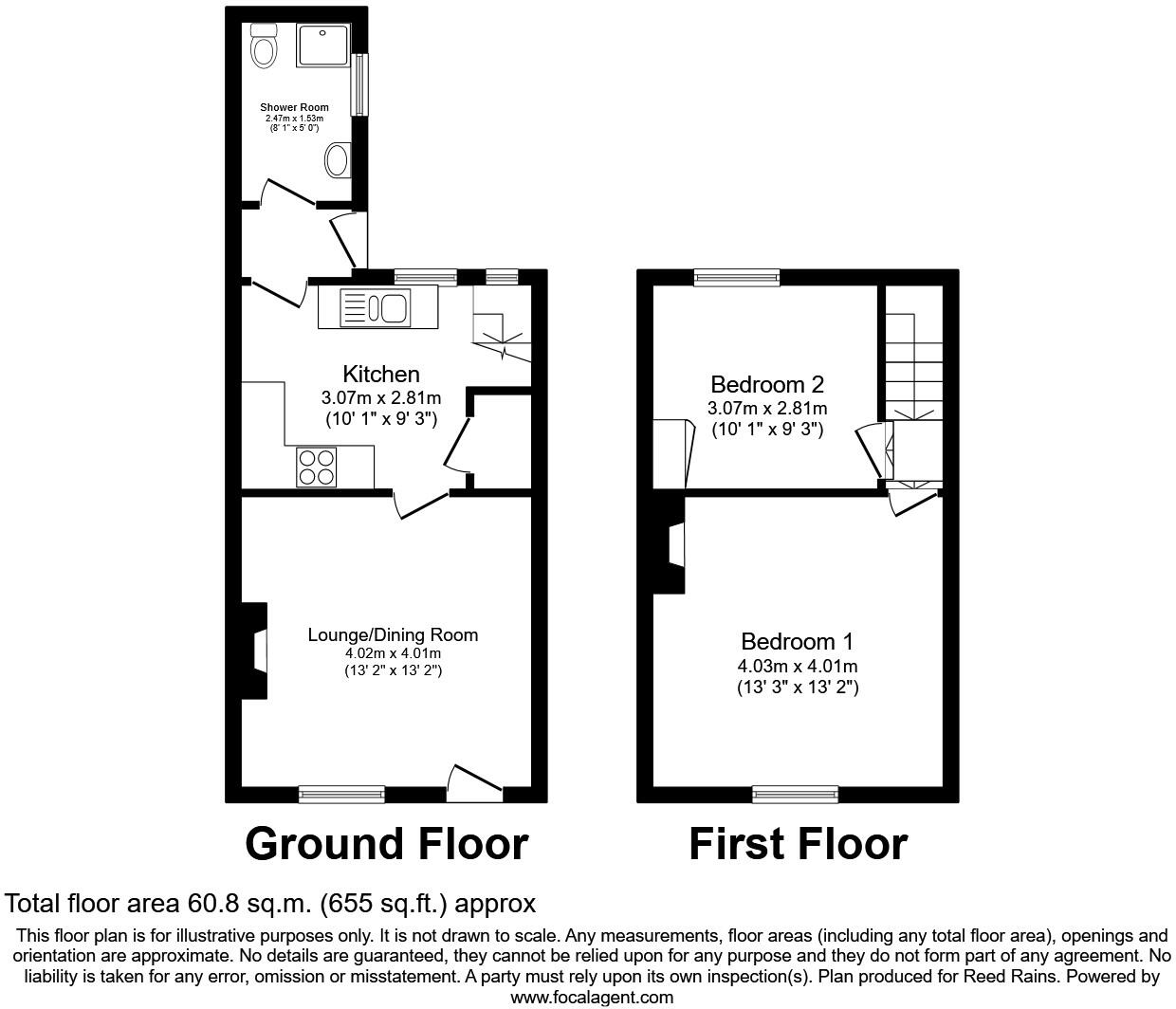 Garden Street, Castleford, West Yorkshire, WF10 floorplan