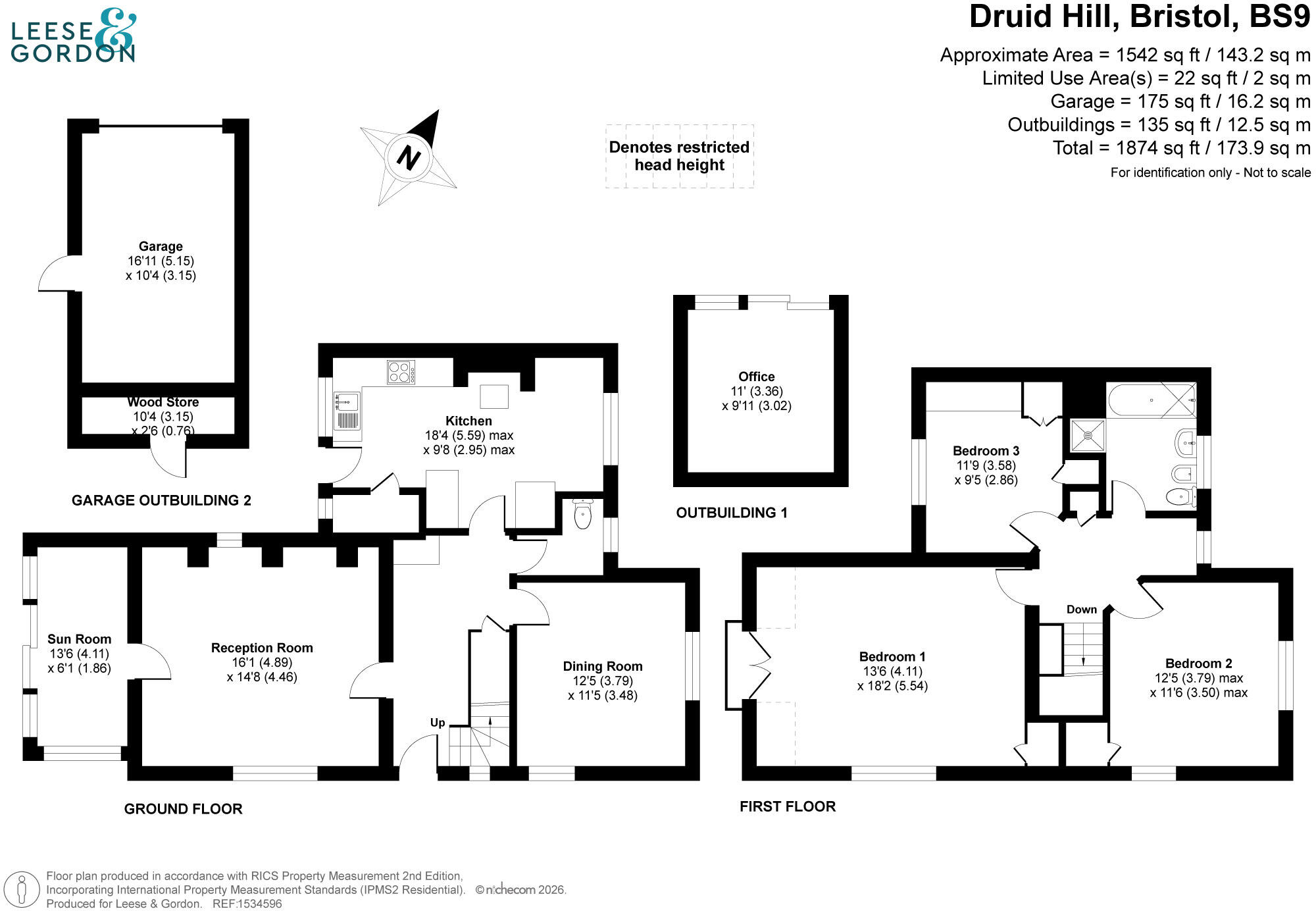 Druid Hill, Stoke Bishop, Bristol, BS9 floorplan