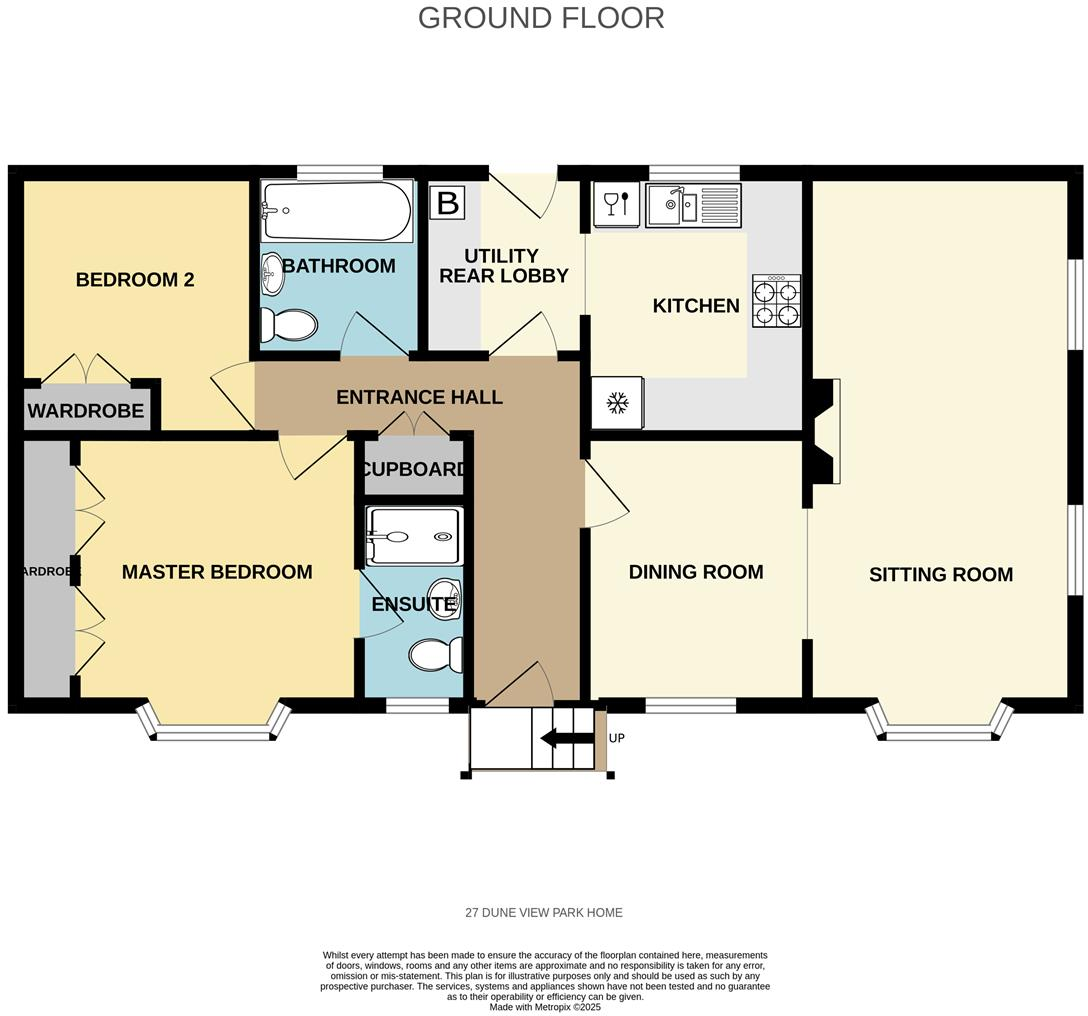 Dune View Mobile Home Park, Braunton floorplan