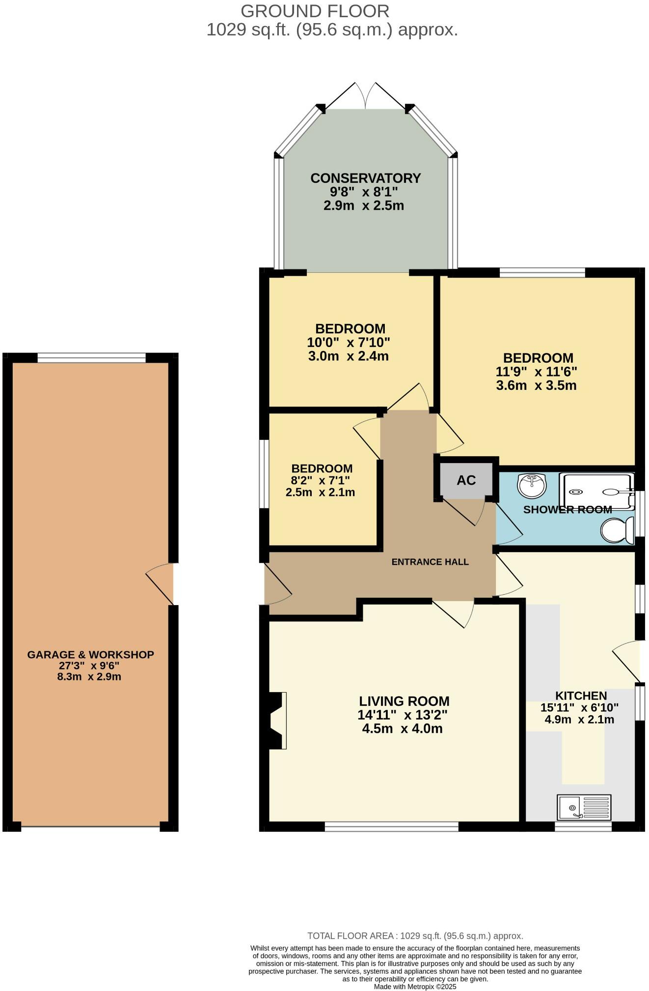 Ryall Meadow, Ryall, Upton-Upon-Severn, Worcester, Worcestershire, WR8 0PJ floorplan