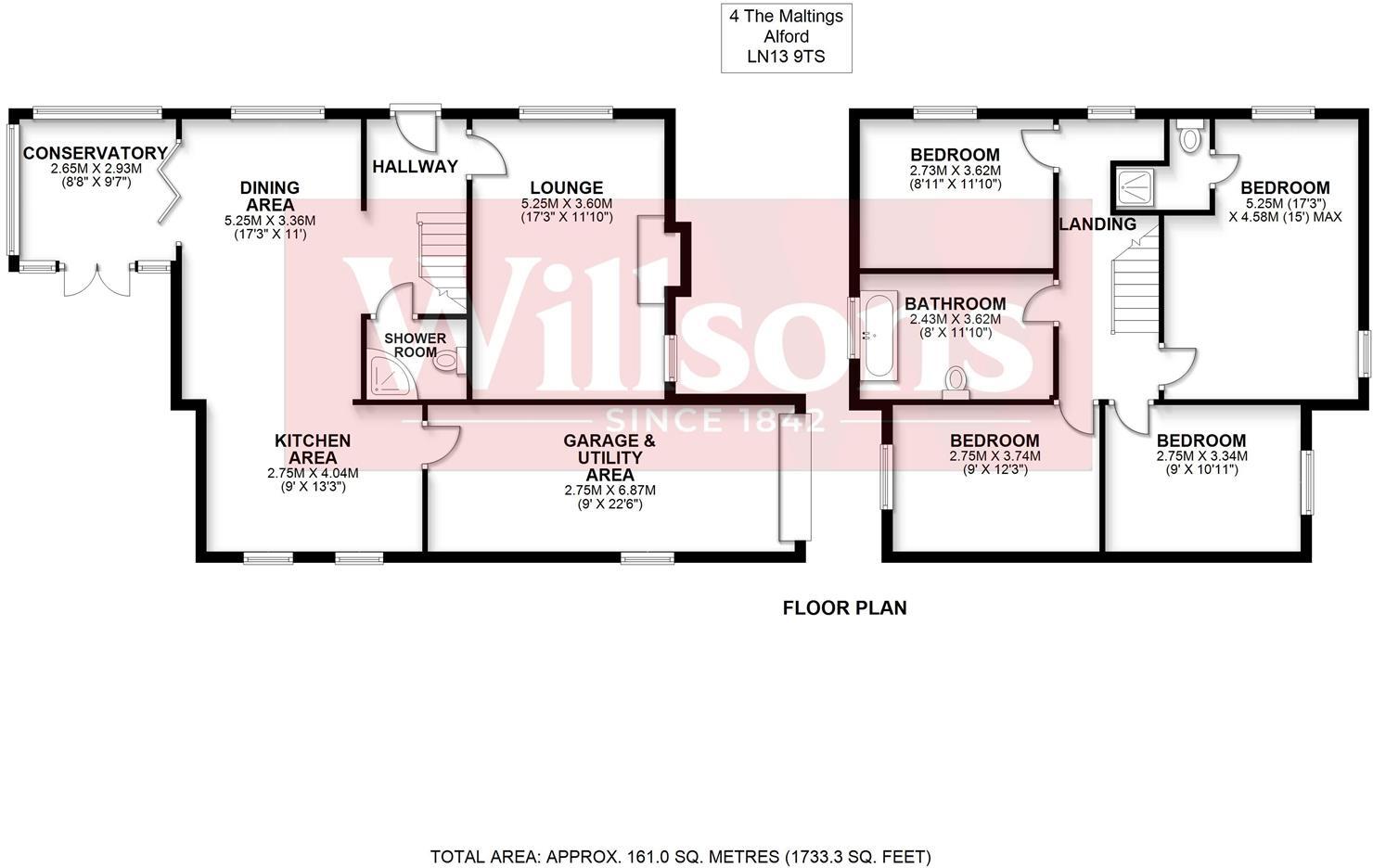 The Maltings, Alford floorplan