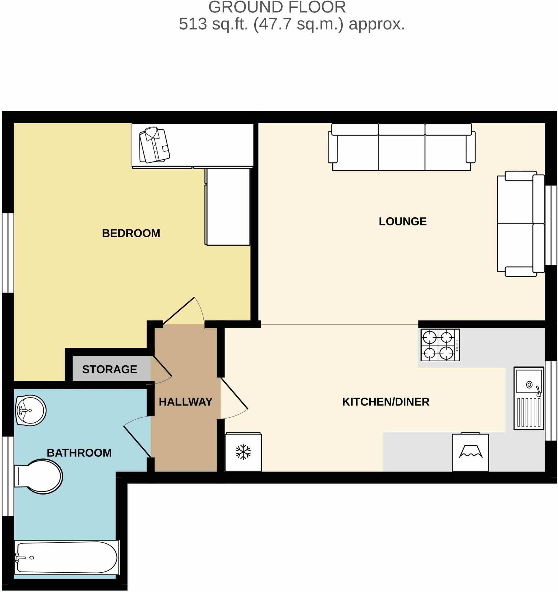 Graylands, Grays floorplan