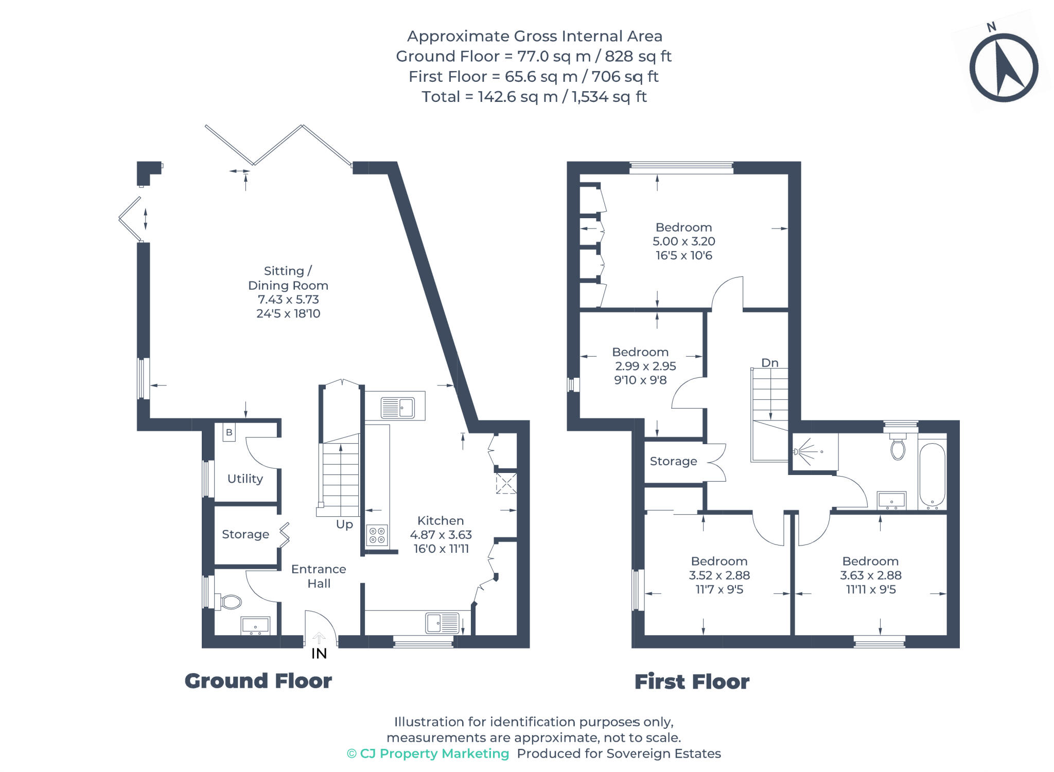 Curtis Way, Berkhamsted, Hertfordshire, HP4 floorplan