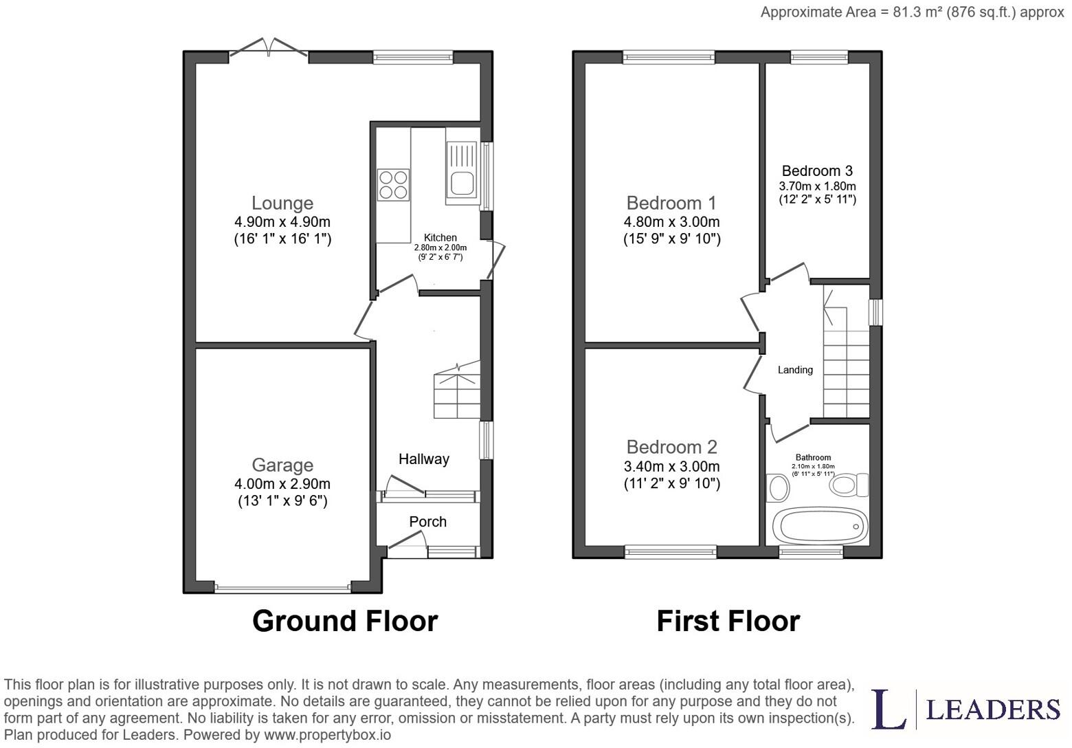 Levante Gardens, Birmingham, West Midlands, B33 floorplan