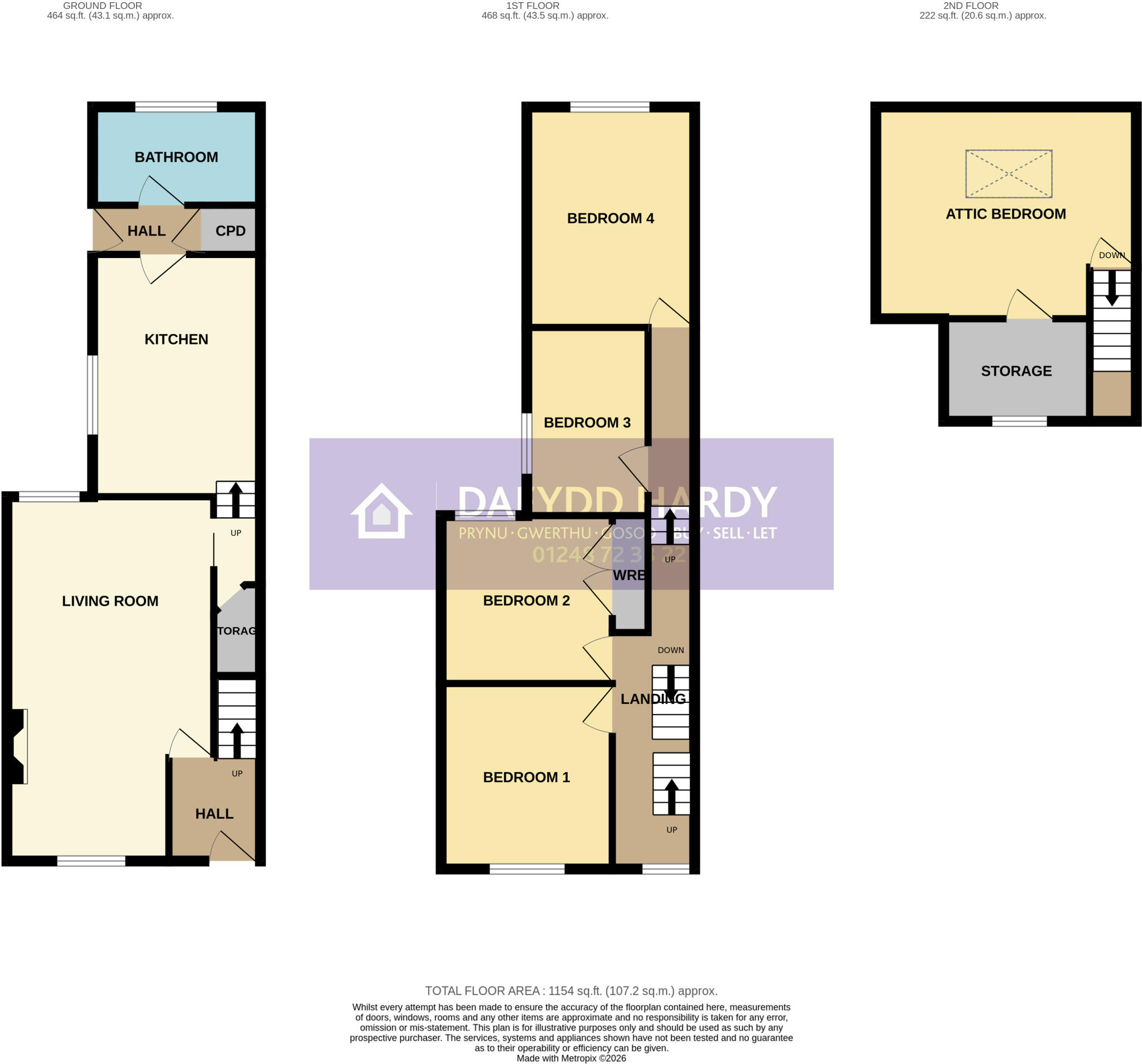 Turner Street, Llanberis, Caernarfon, Gwynedd, LL55 floorplan