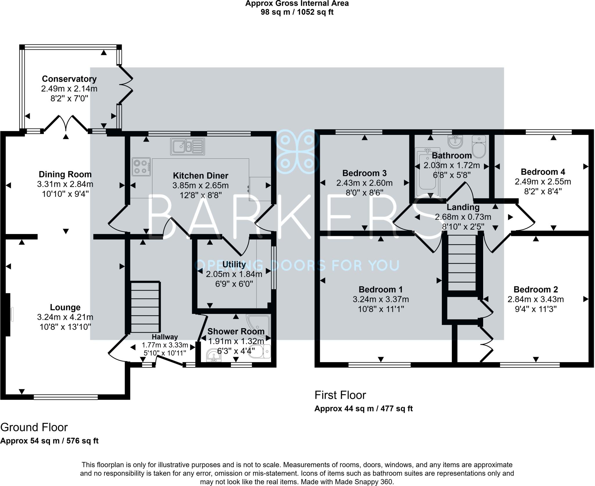 Emmet Close, Birkenshaw floorplan
