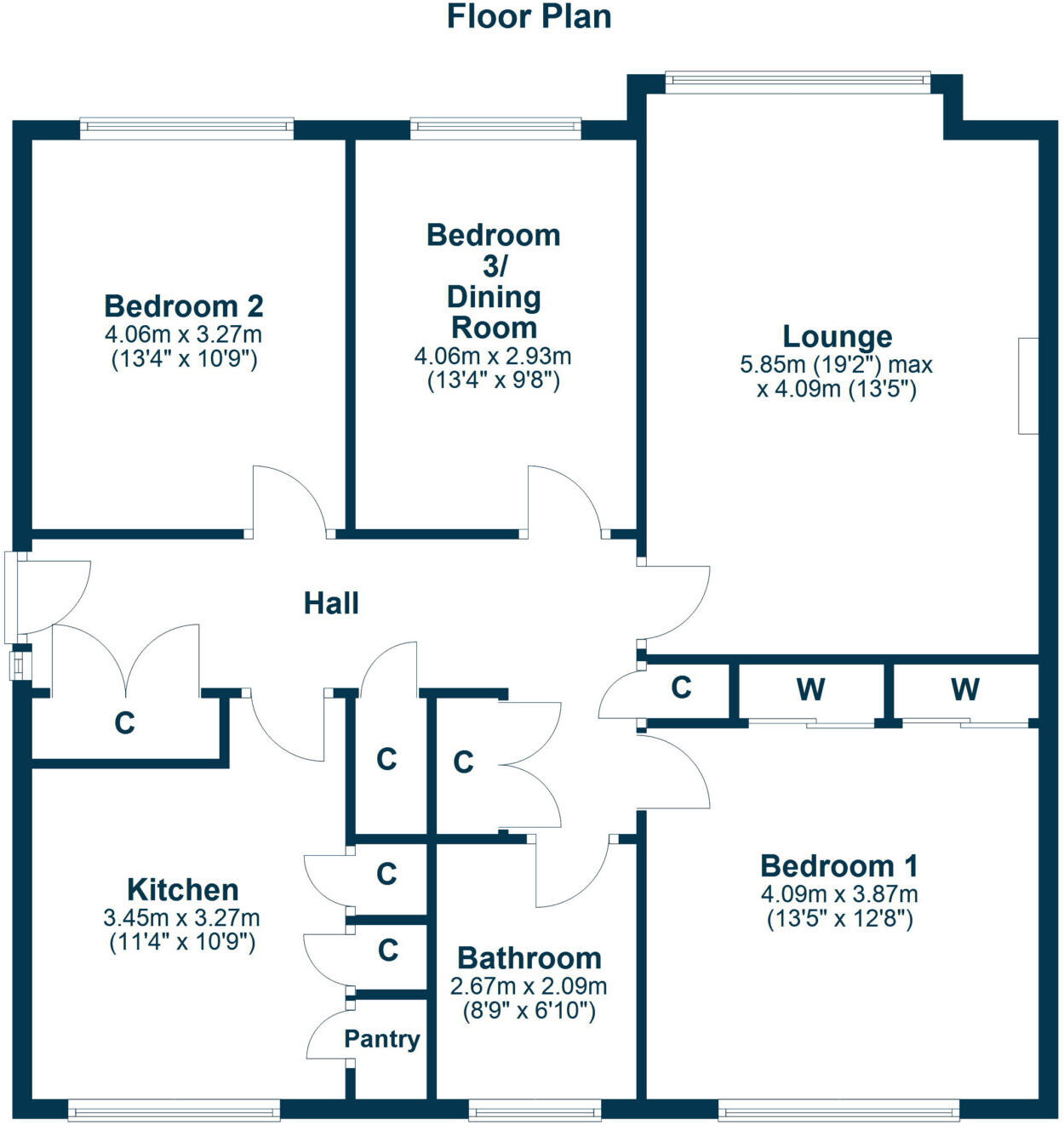 20B Park Circus, Ayr, KA7 2DL floorplan