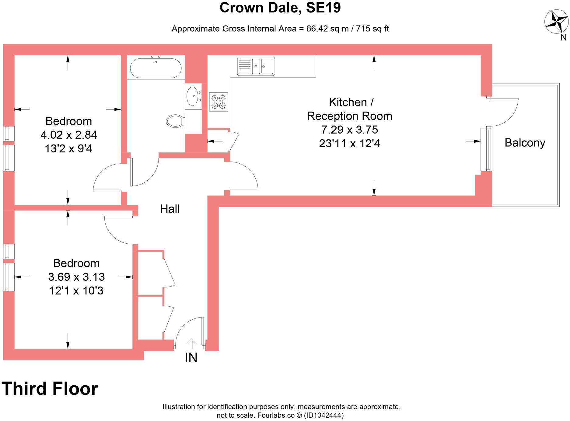 Crown Dale, London, SE19 floorplan