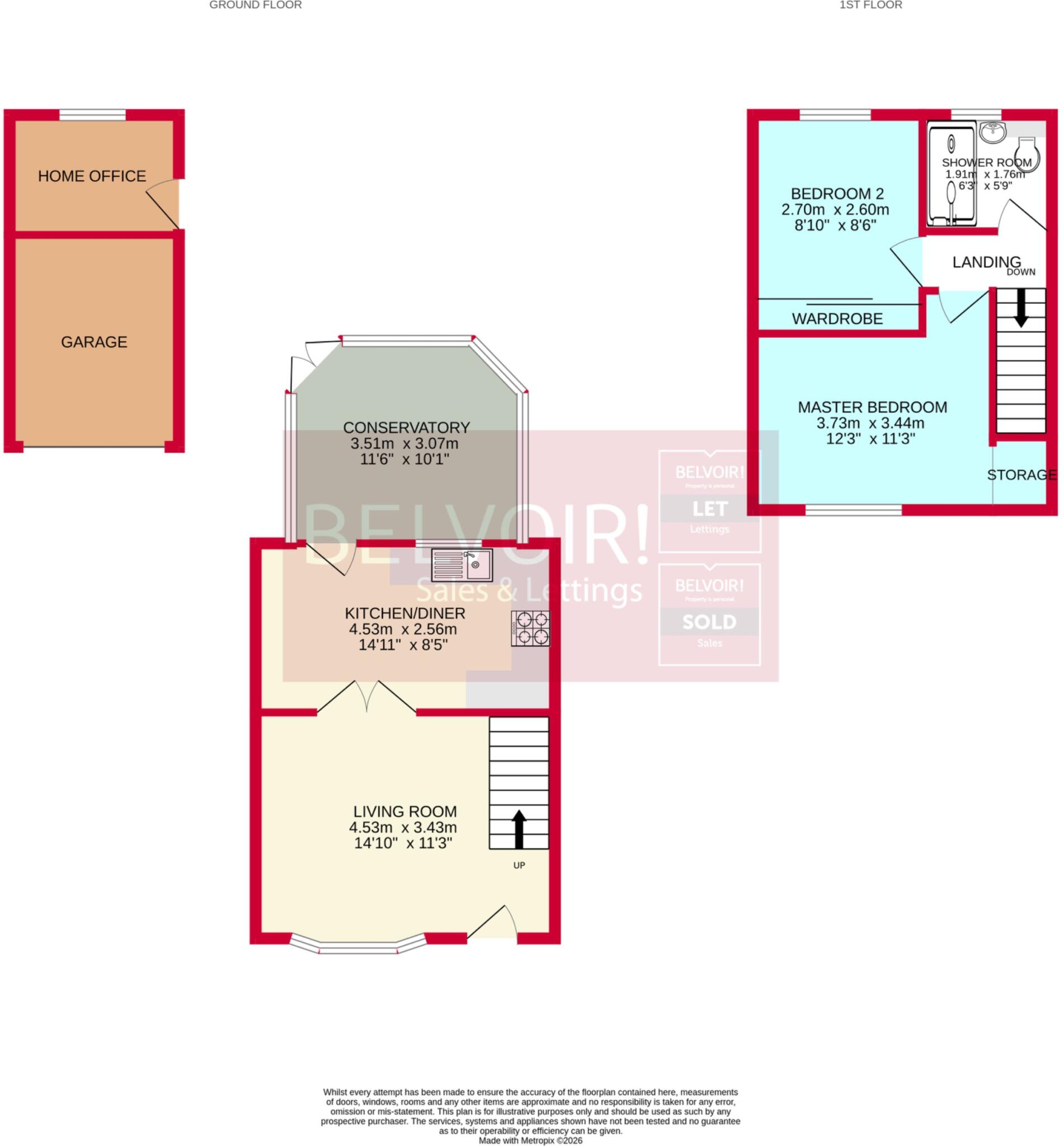 Lawnswood Close, Heath Hayes, Cannock, WS12 floorplan