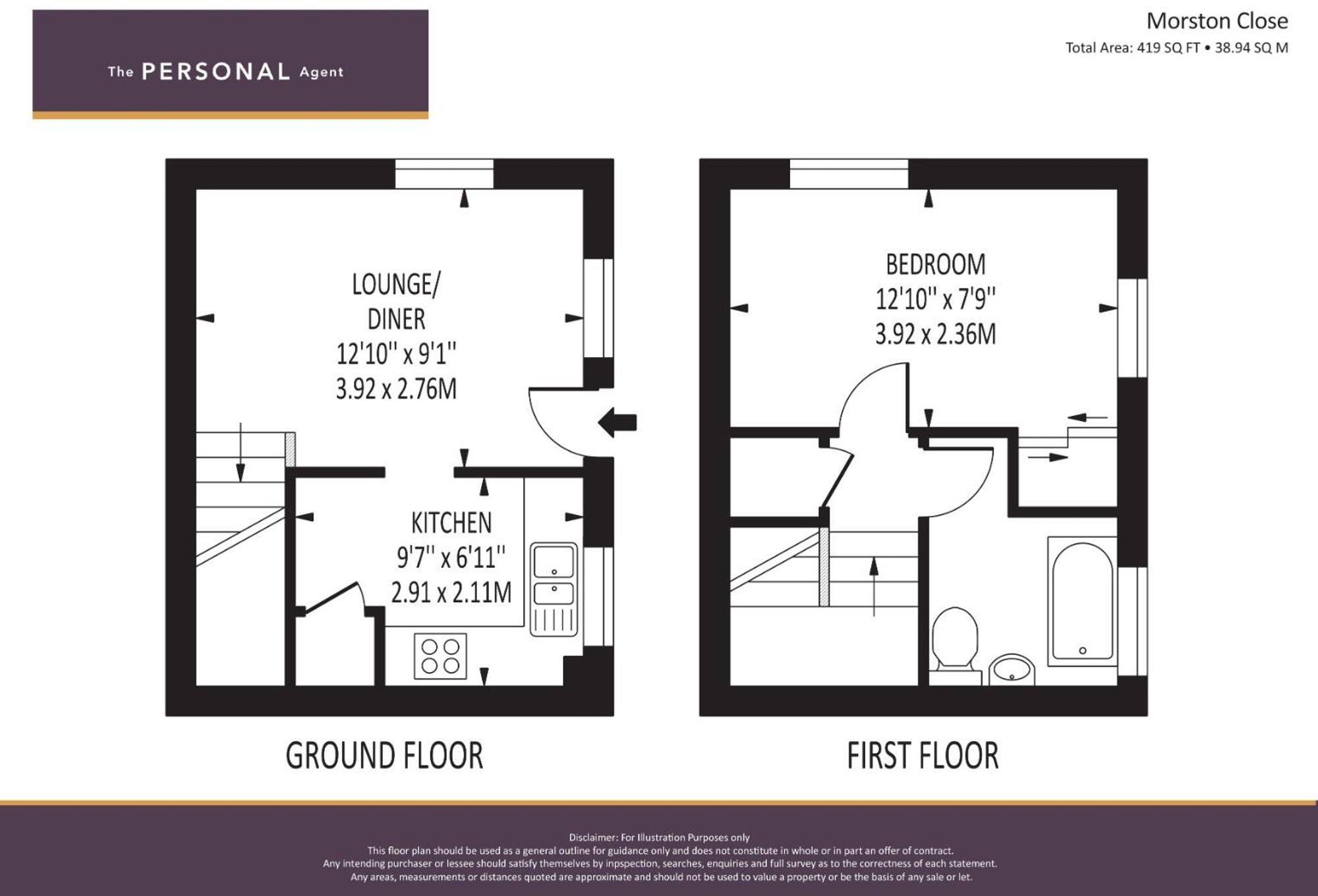 Morston Close, Tadworth, KT20 floorplan