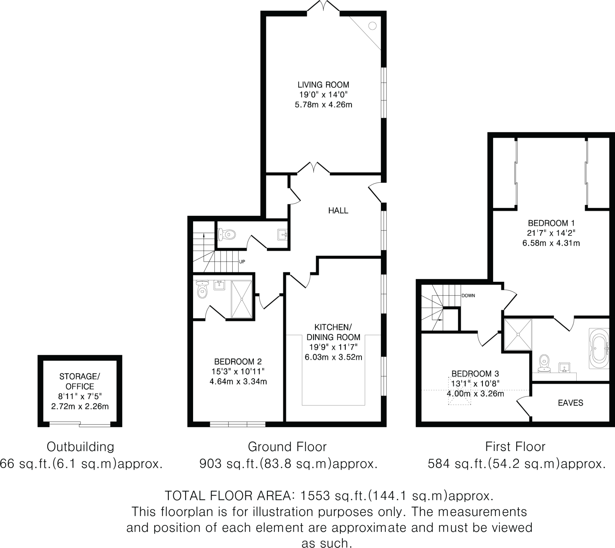 Wren Barn, Grove Farm, Ivinghoe Aston floorplan