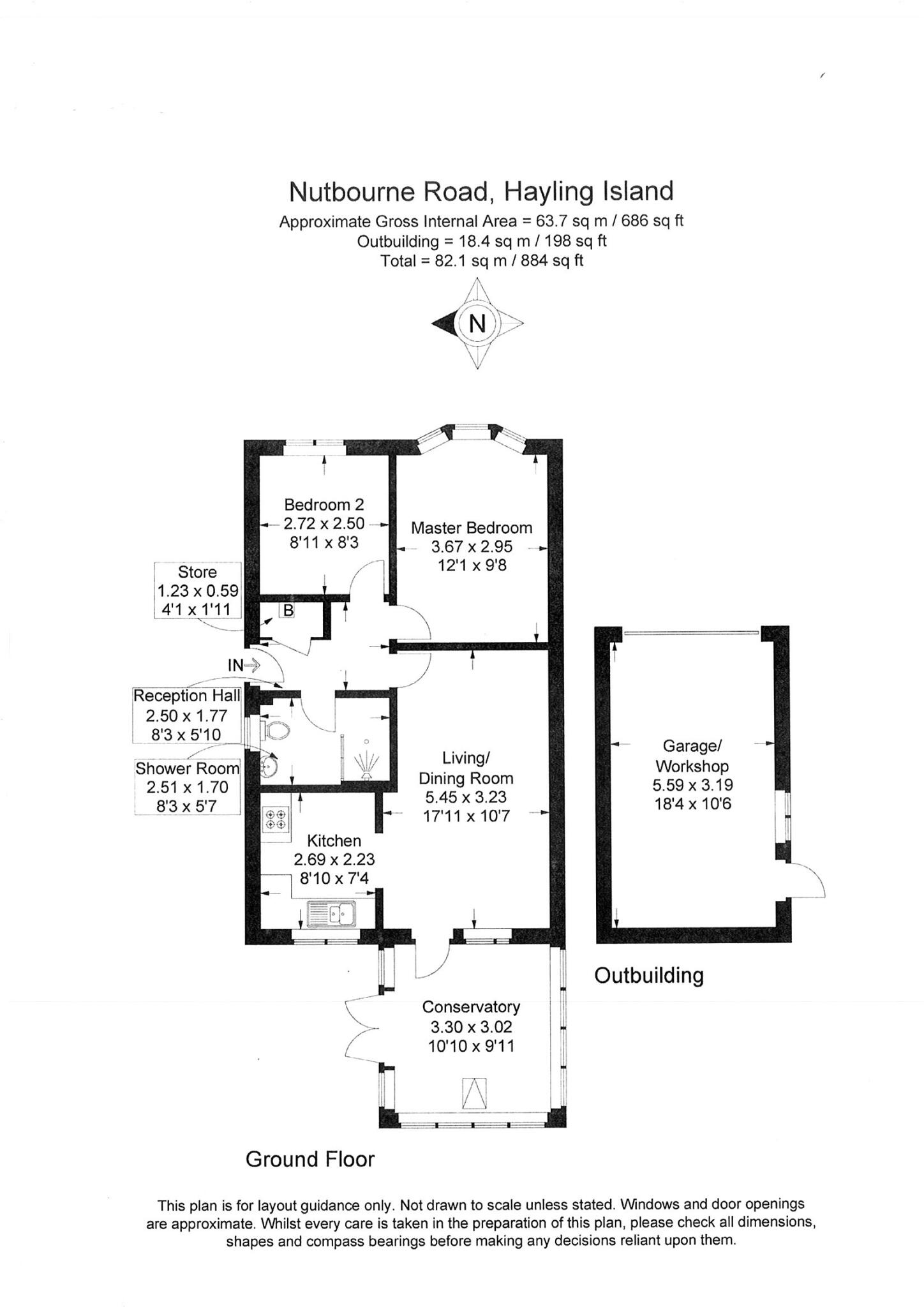 Nutbourne Road, Hayling Island floorplan