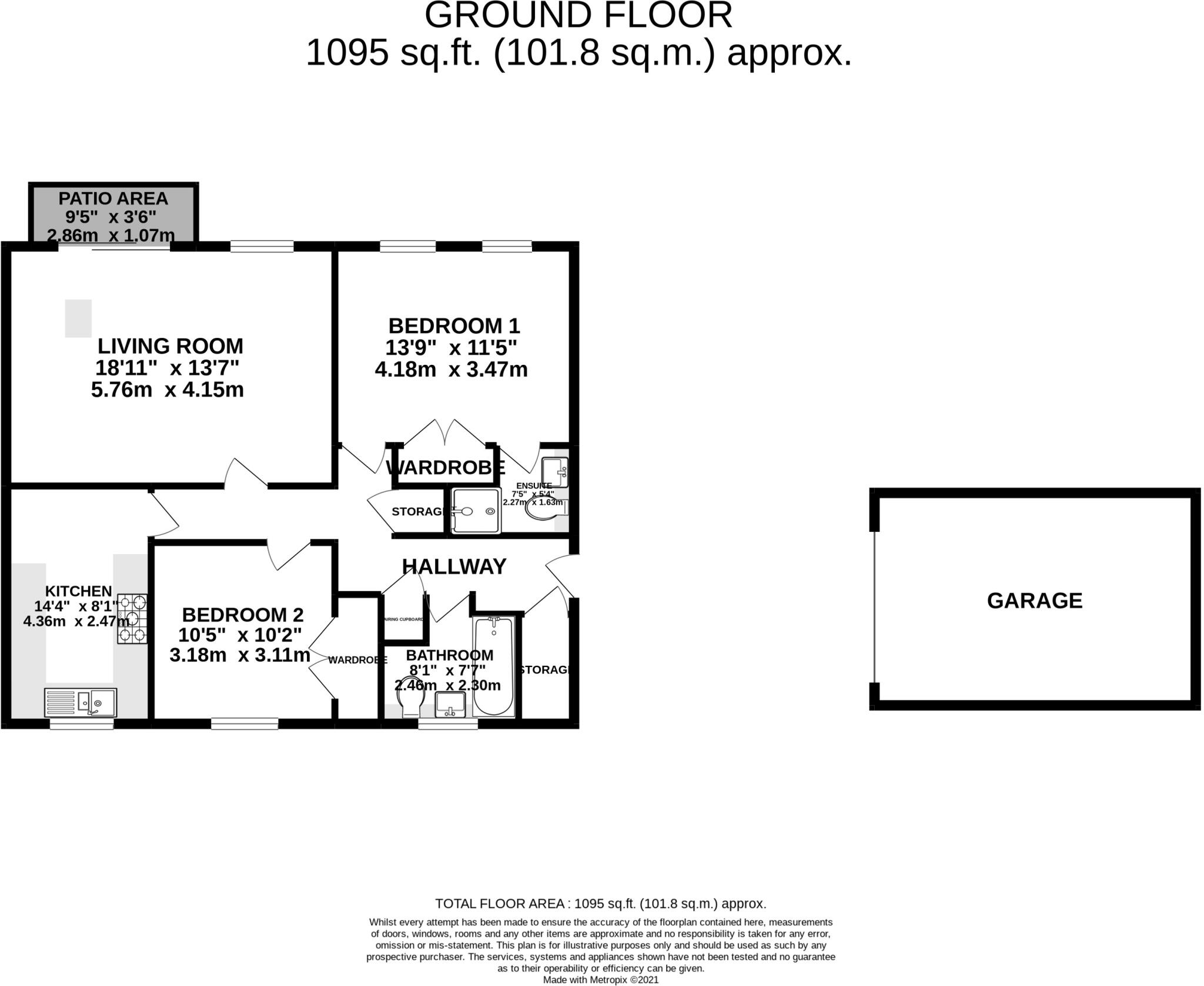 Collingwood Rise, Camberley, Surrey, GU15 floorplan