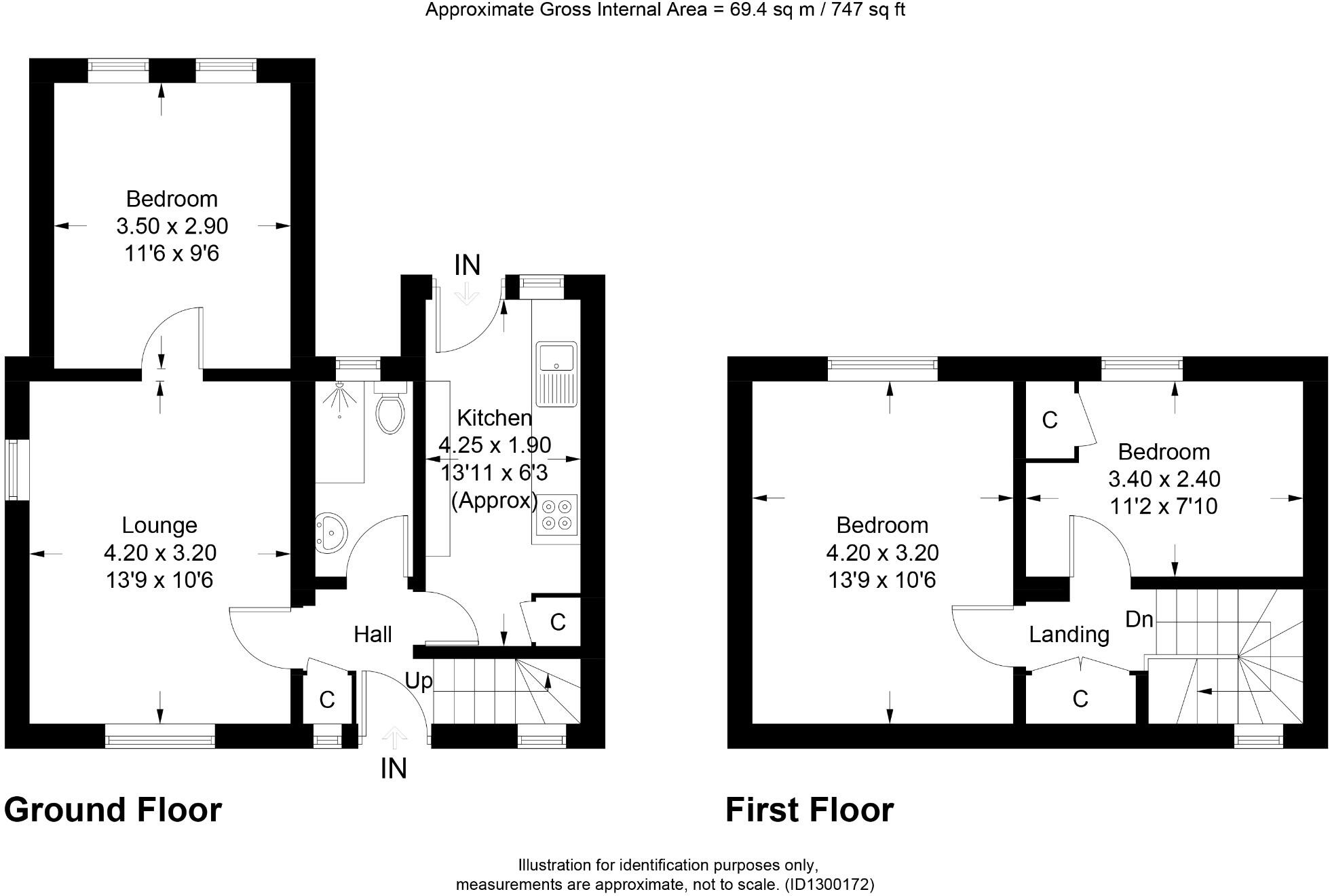 15 Parkside Street, KY11 2LP floorplan