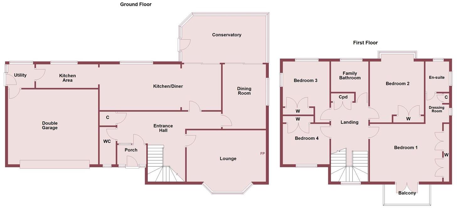 Old Quay Close, Parkgate, Neston floorplan