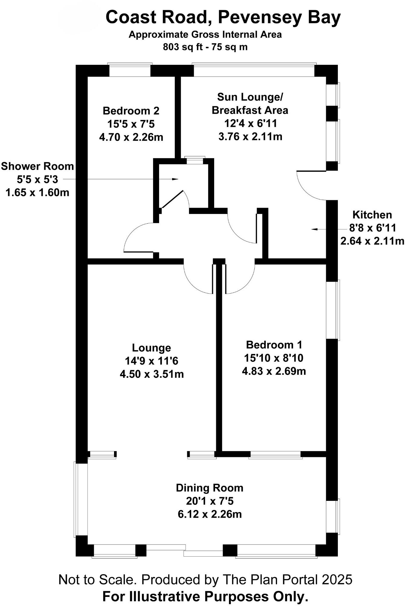 Coast Road, BN24 floorplan