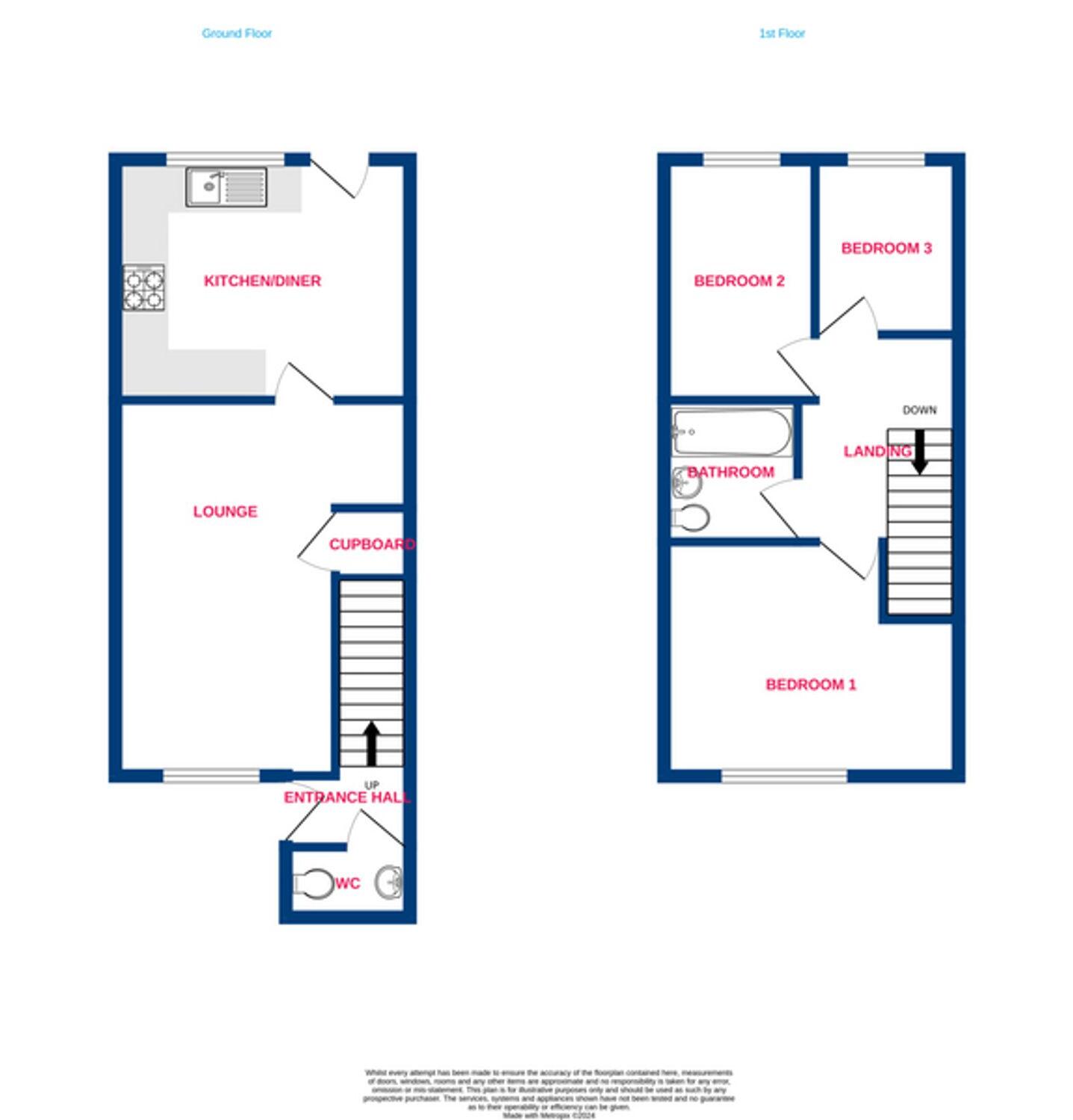 Winter Folly, Laindon, SS15 floorplan