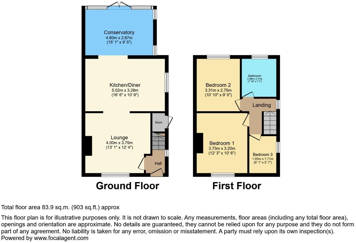 Poplar Avenue, Beighton, Sheffield, S20 1AJ floorplan