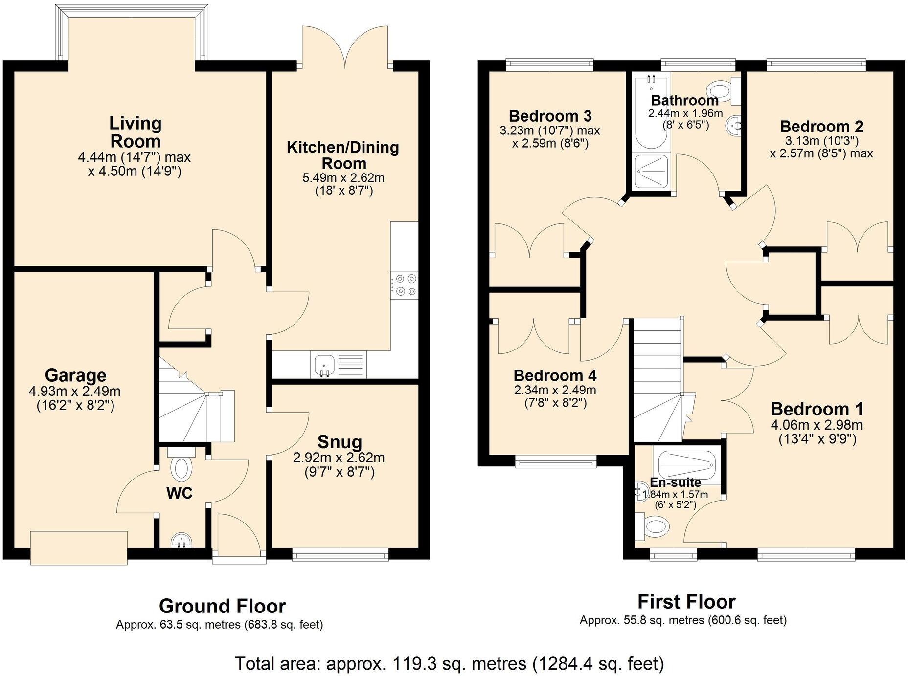 Bluebell Way, Huncoat, BB5 floorplan