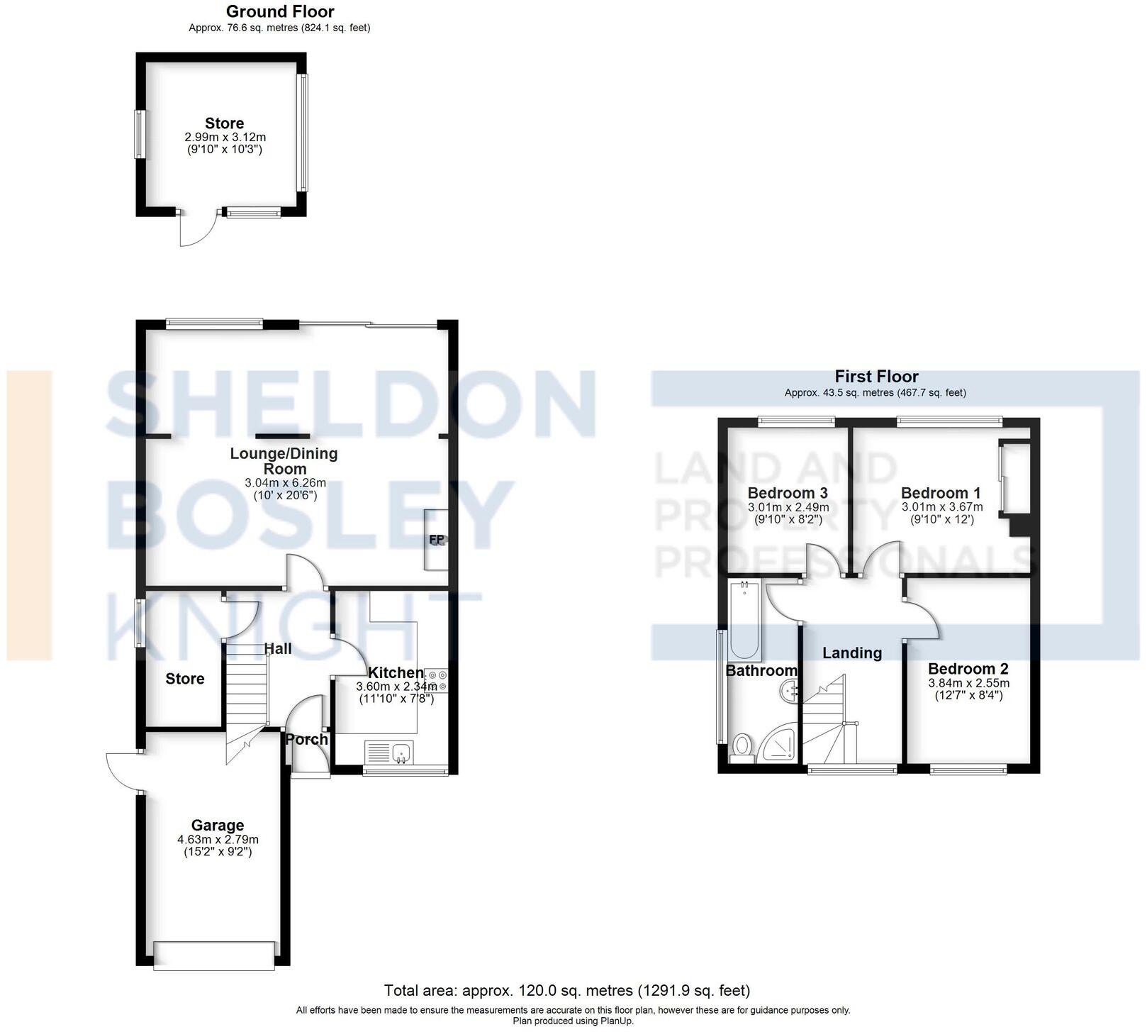 Furlongs Road, Pershore, WR10 floorplan
