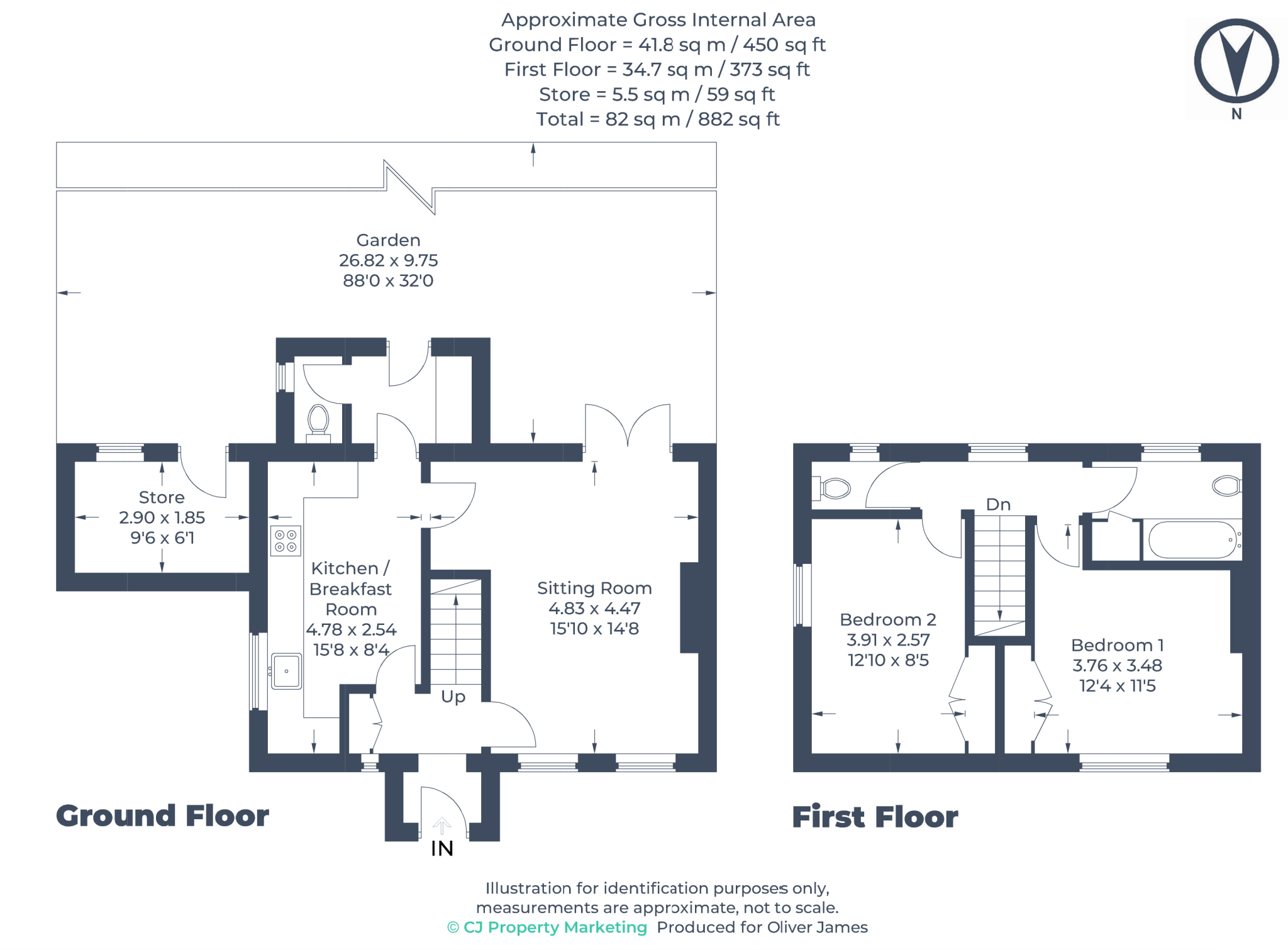 Abingdon, Oxfordshire floorplan