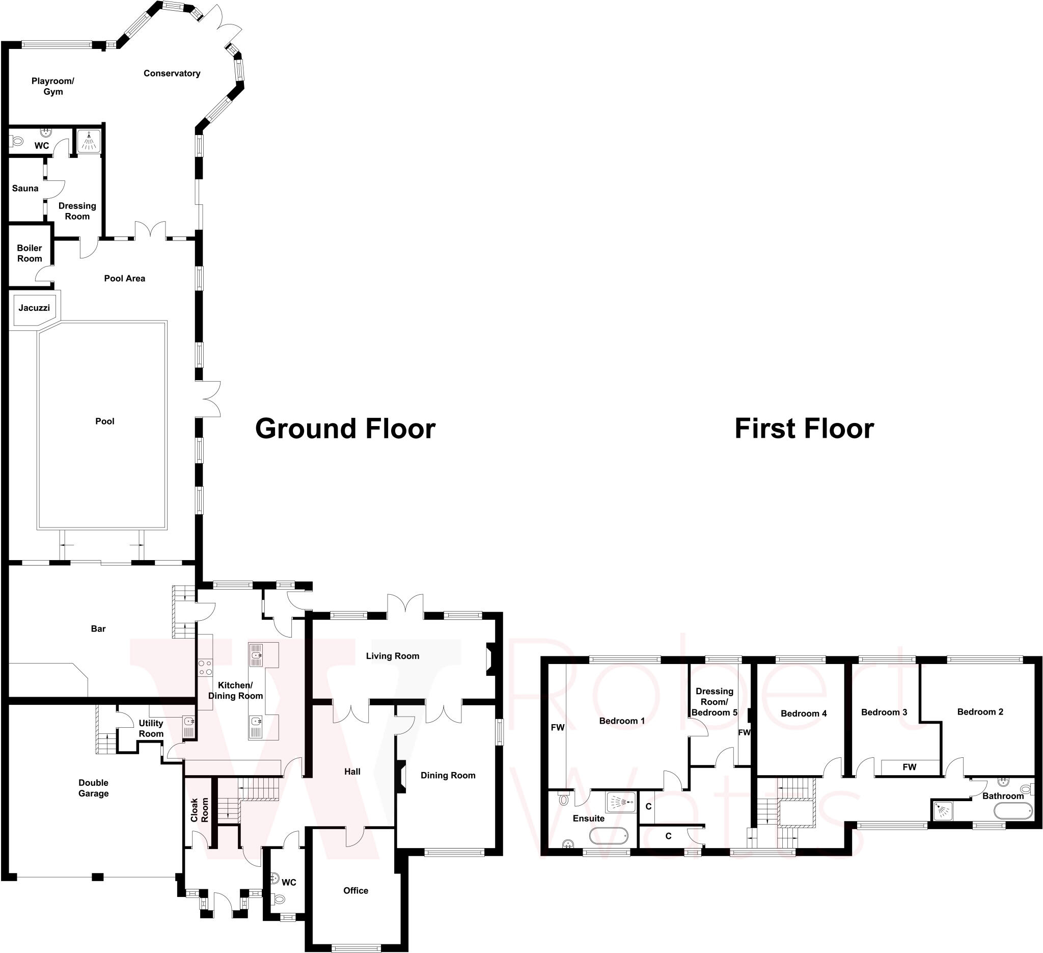 Whitechapel Road, Scholes, Cleckheaton, West Yorkshire, BD19 floorplan