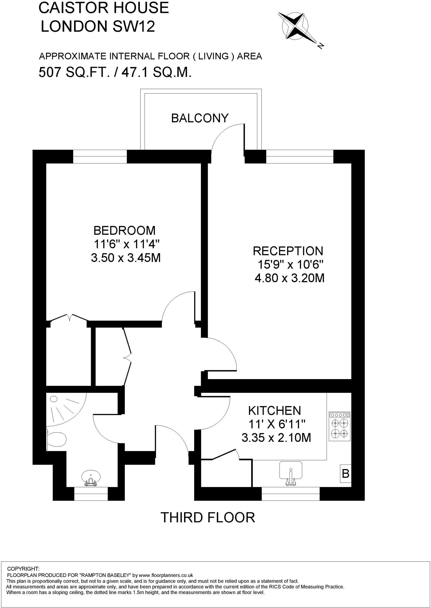 Caistor House, SW12 floorplan