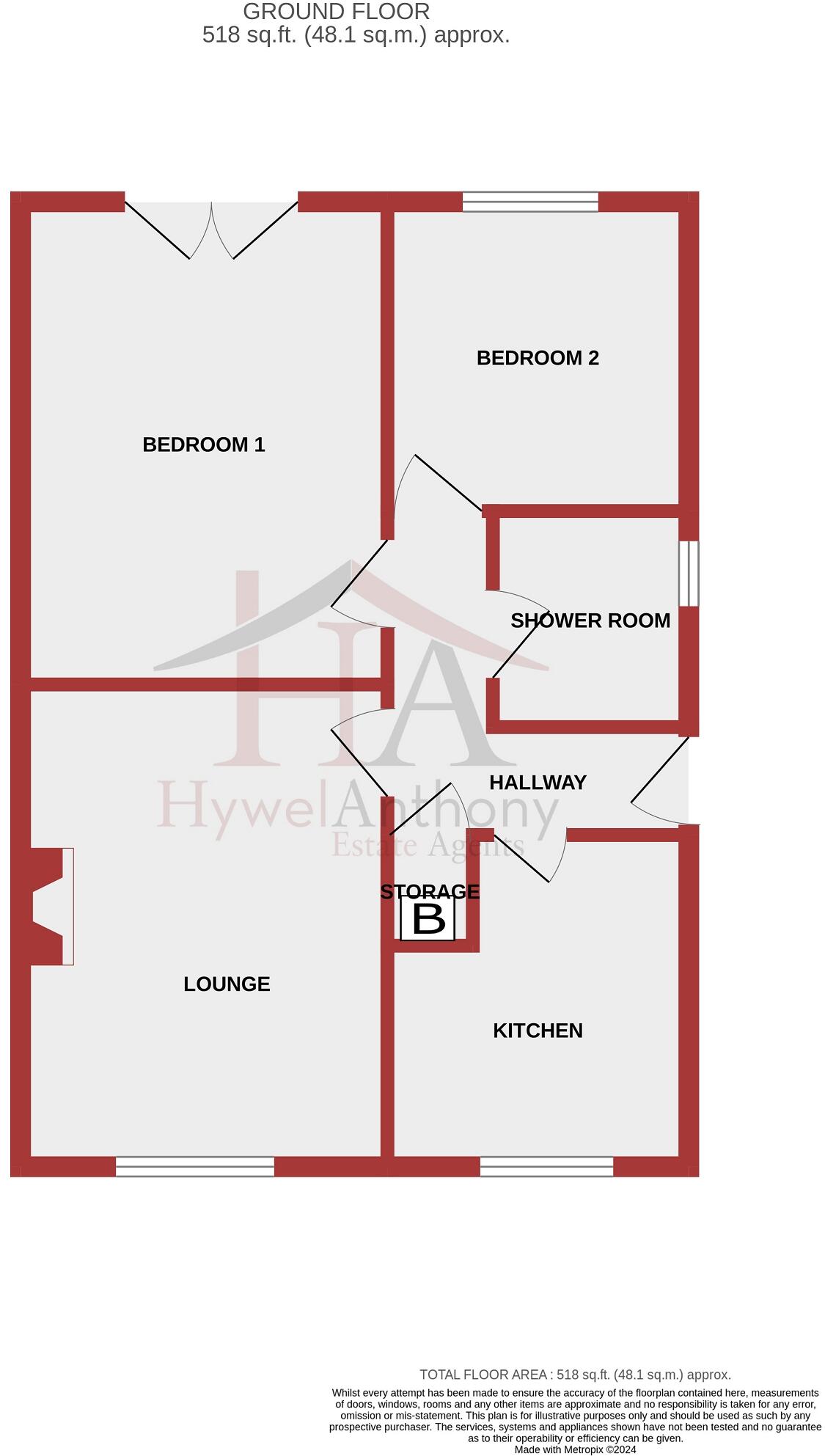 Rhiw'r Ddar, Taffs Well, Cardiff. CF15 7PB floorplan