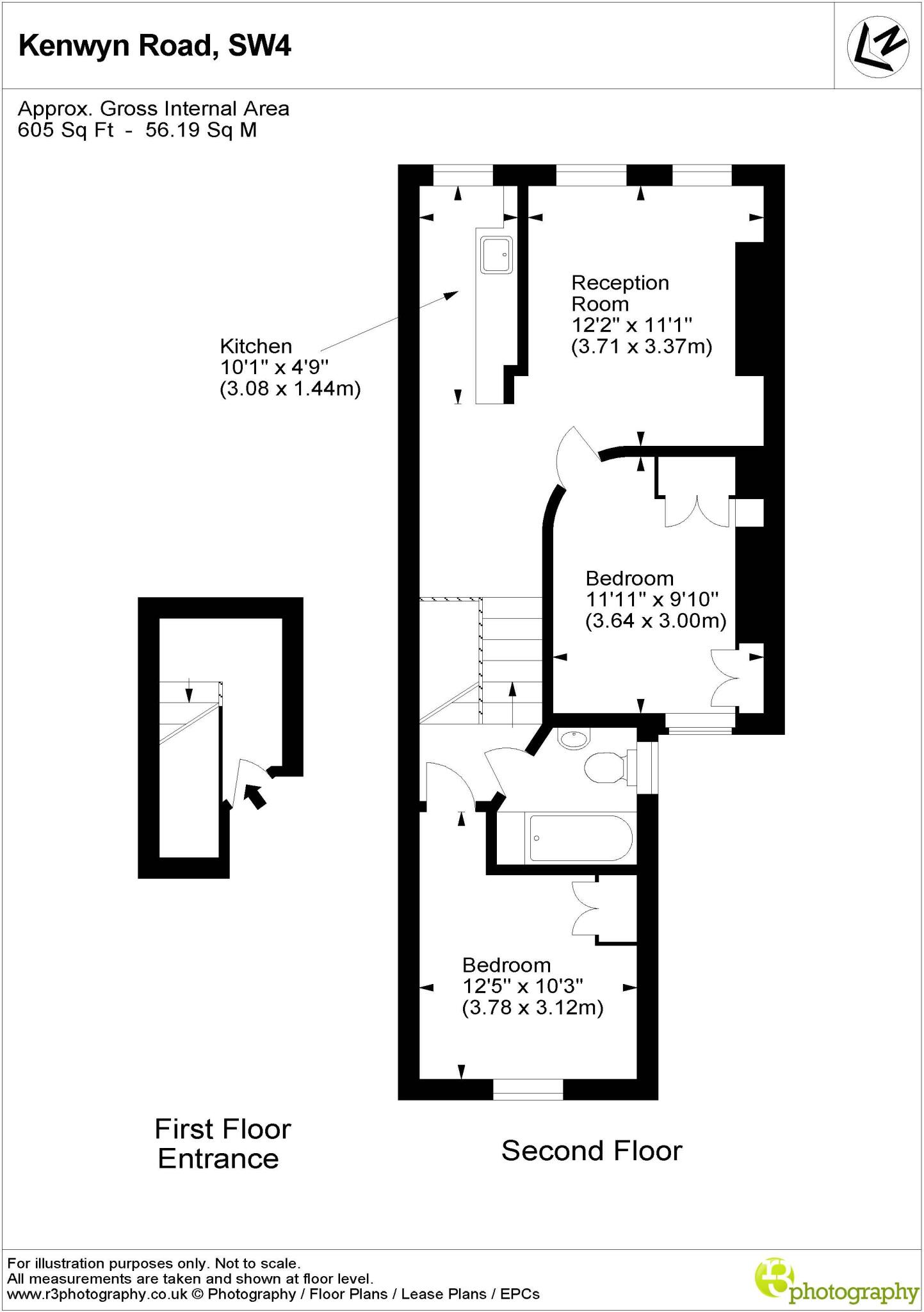 Kenwyn Road, SW4 floorplan